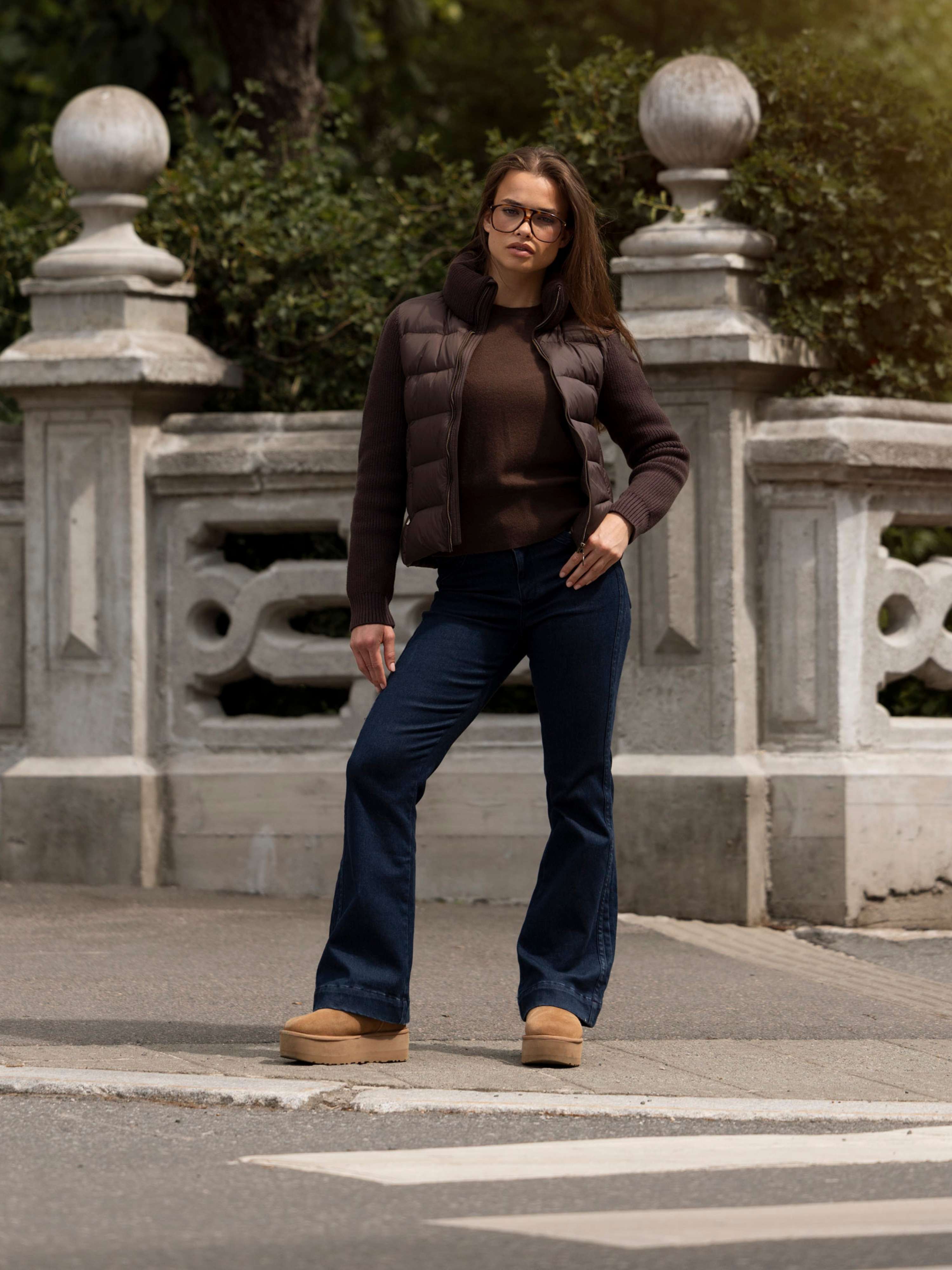 Fløya Ulljeans - Regular  Dark Blue