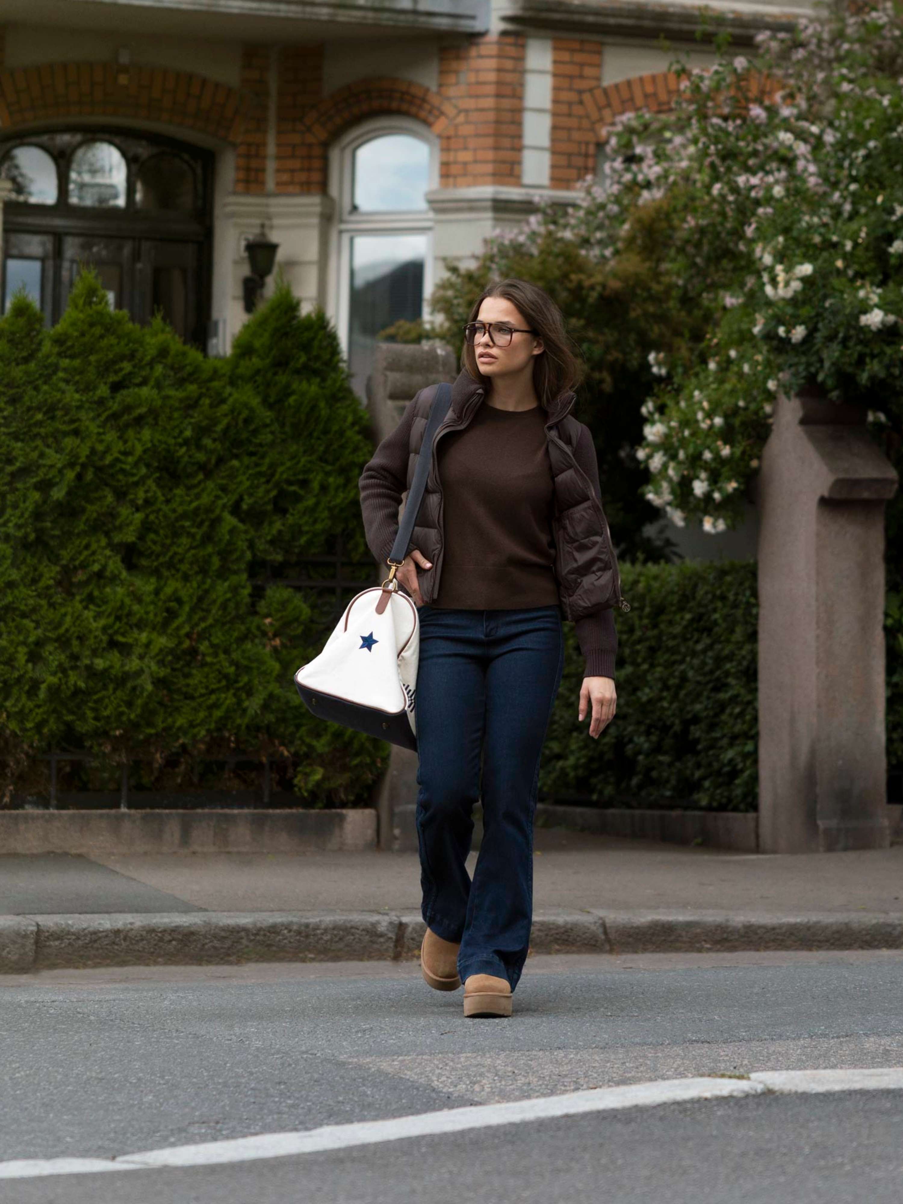 Fløya Ulljeans - Long  Dark Blue