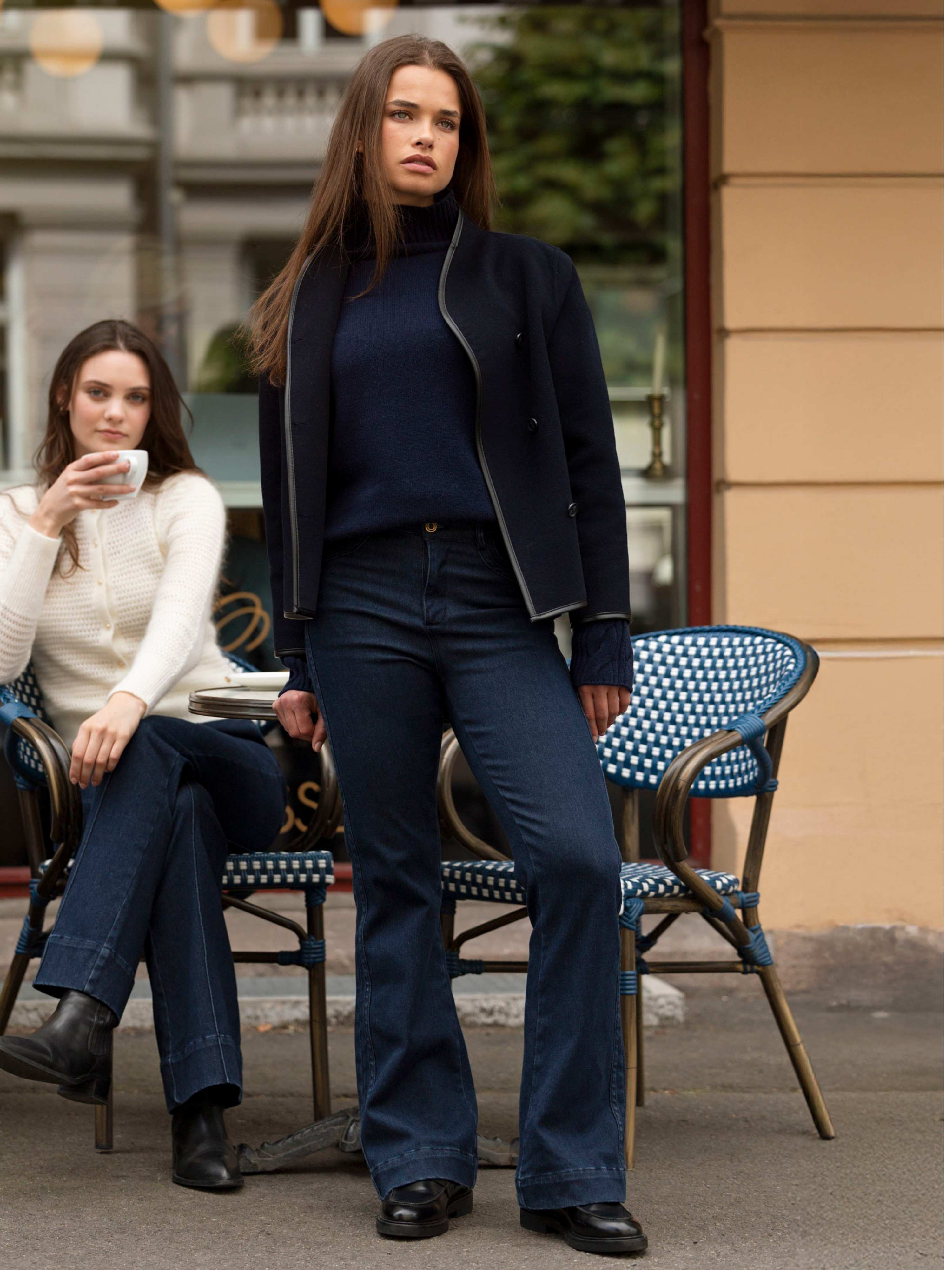 Fløya Ulljeans - Regular  Dark Blue