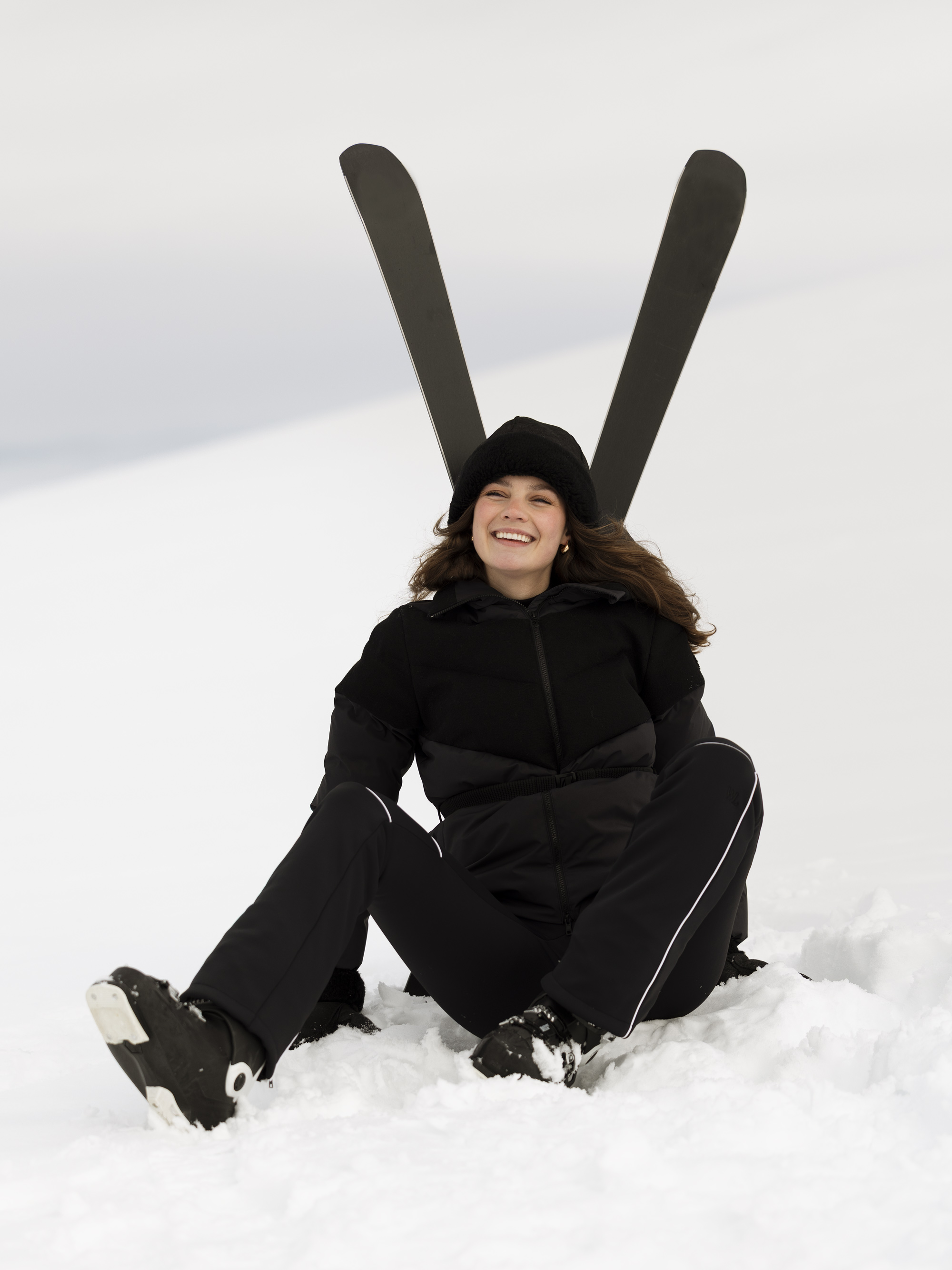 Galdhøpiggen Lang Dunjakke Black