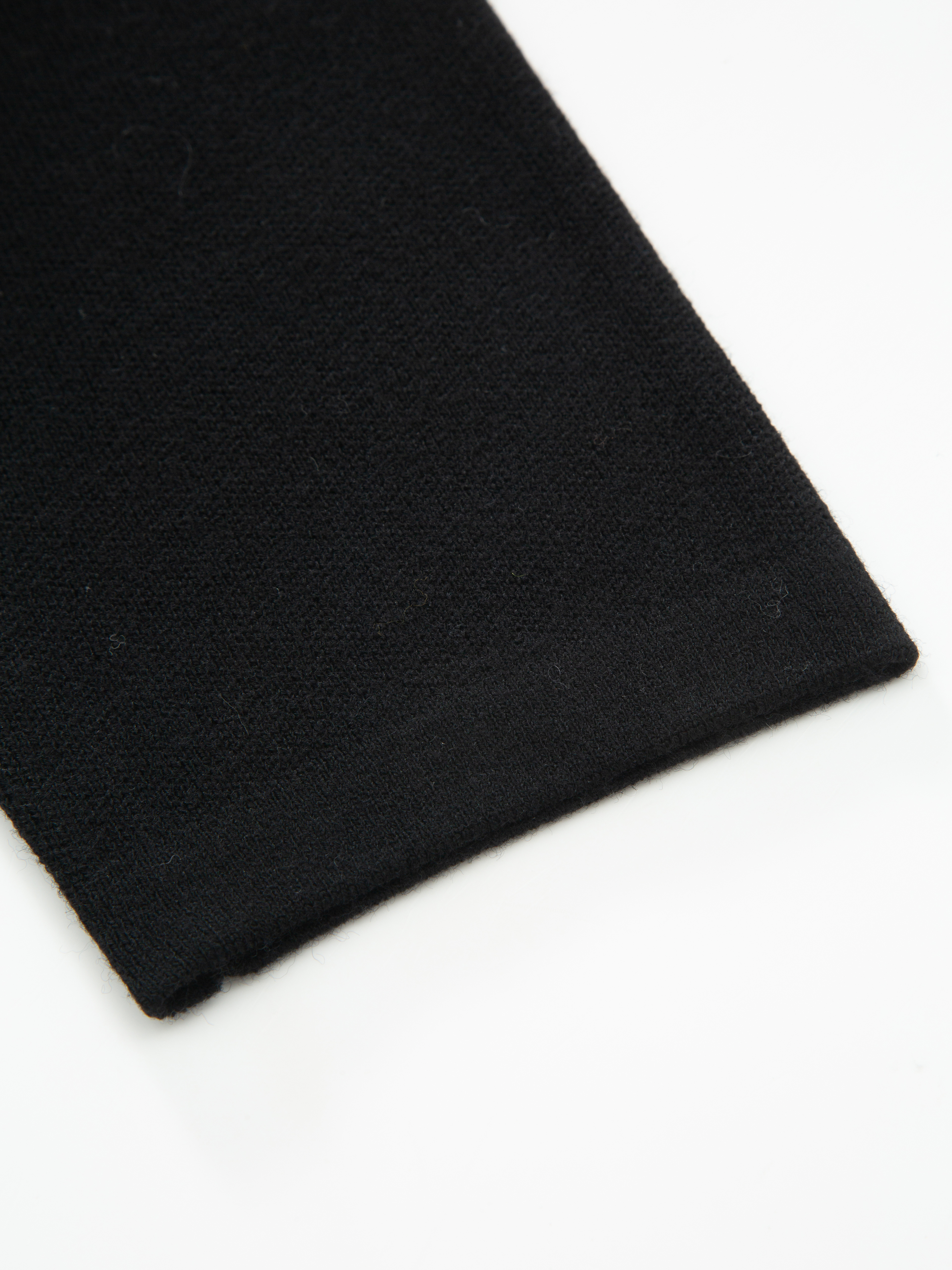 Hemsedal Strikkejakke Black