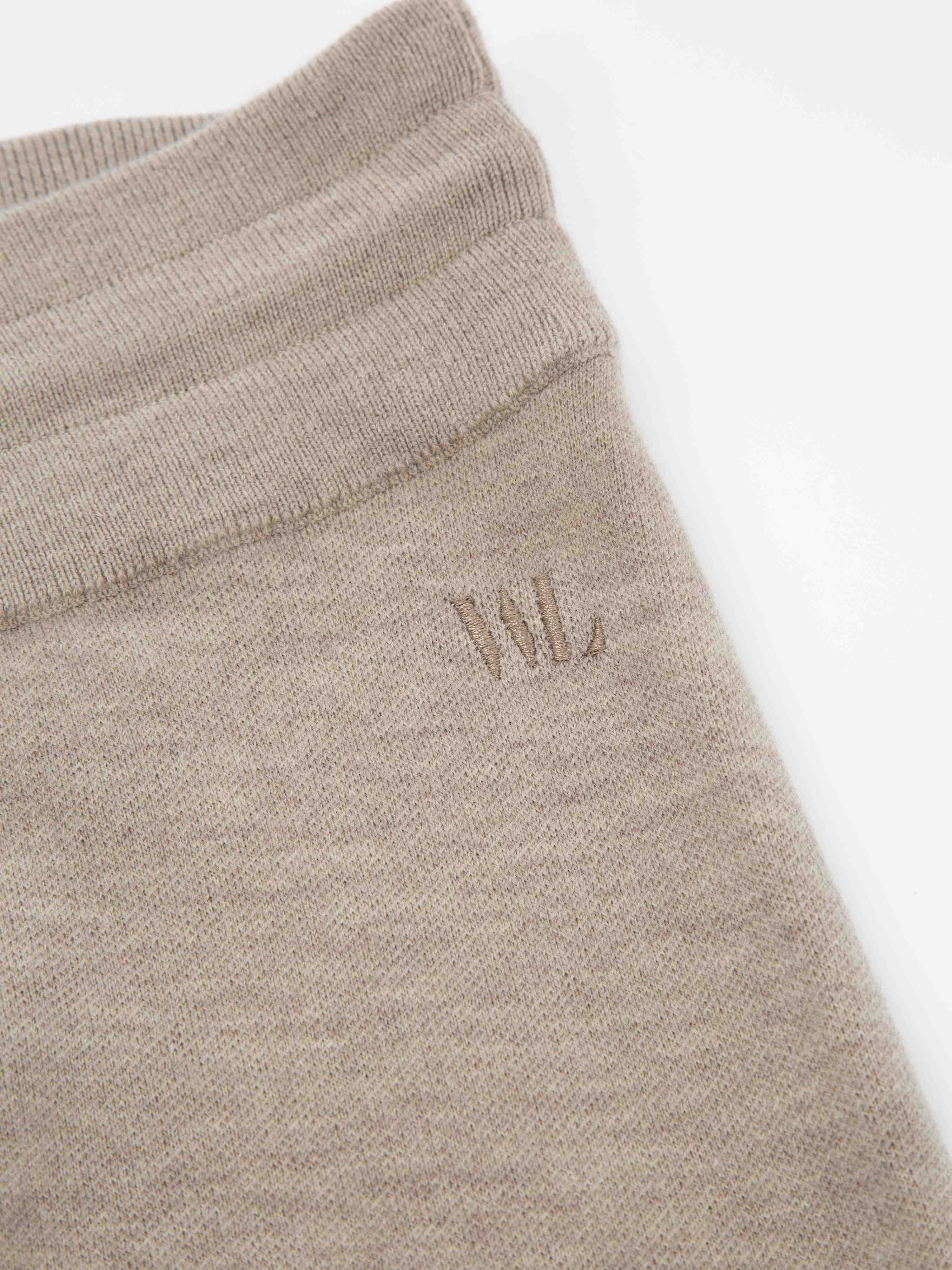 Hemsedal Strikket Ullbukse  Latte