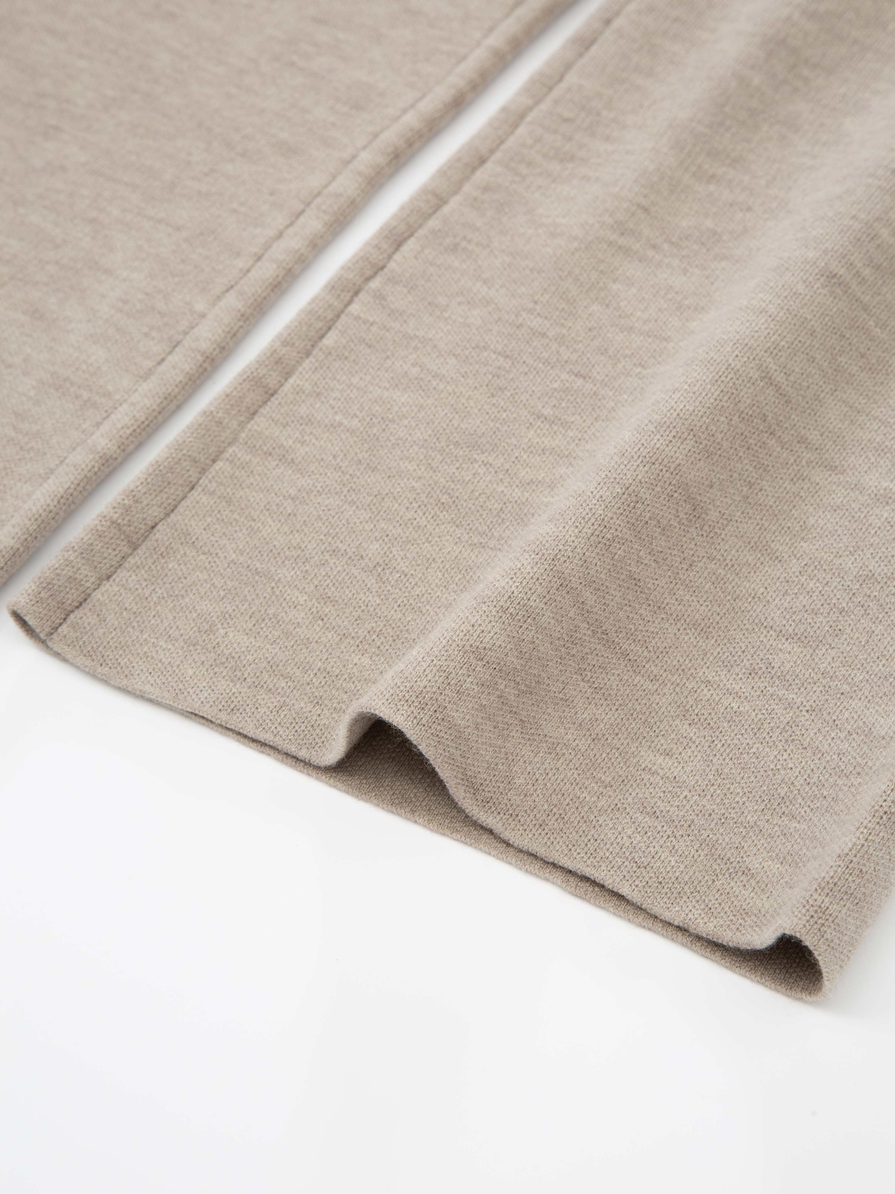 Hemsedal Strikket Ullbukse  Latte