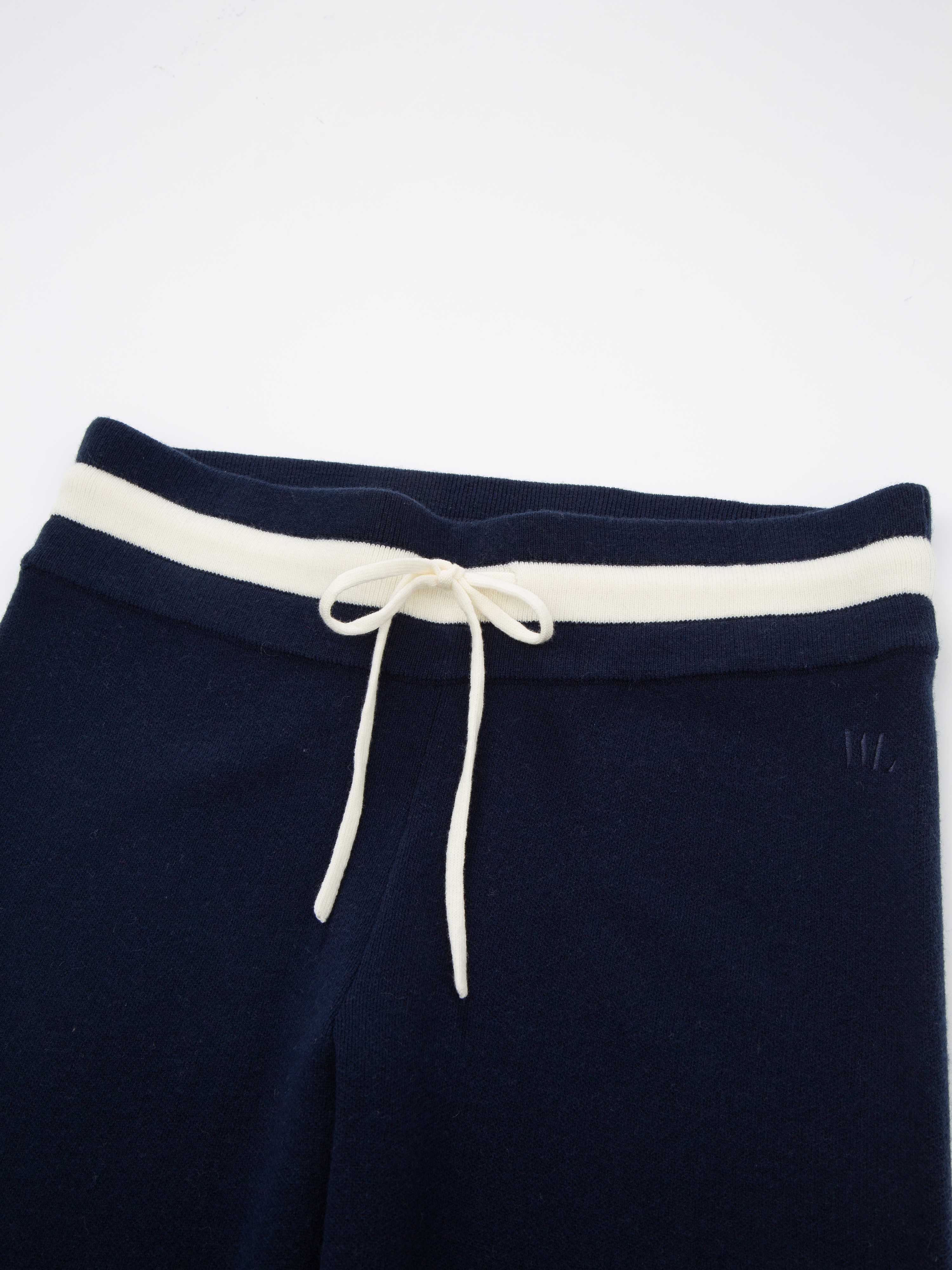 Hemsedal Strikket Ullbukse  Blue Ink