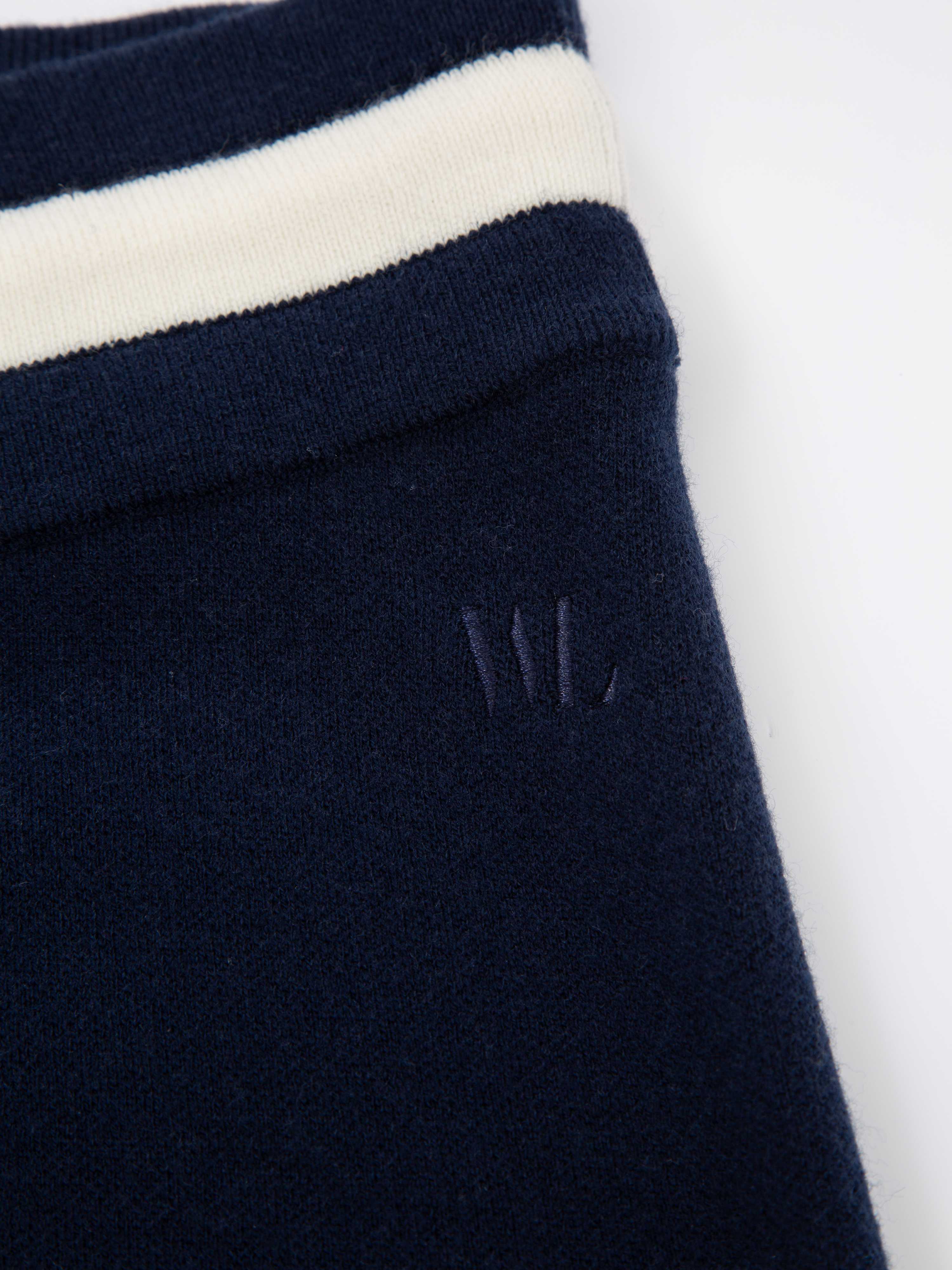 Hemsedal Strikket Ullbukse  Blue Ink