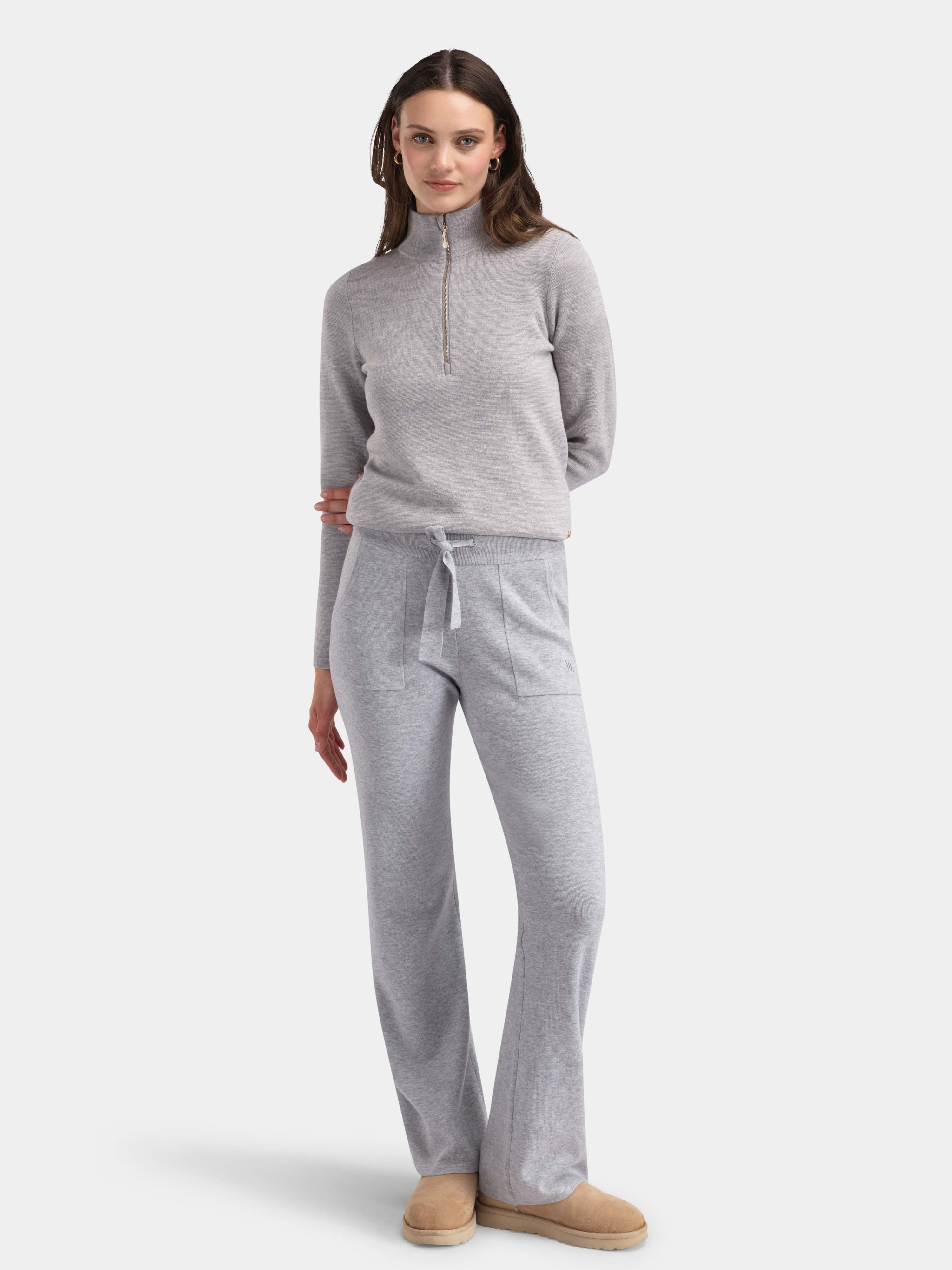 Himmeltinden Merino Ullbukse  Light Grey Melange