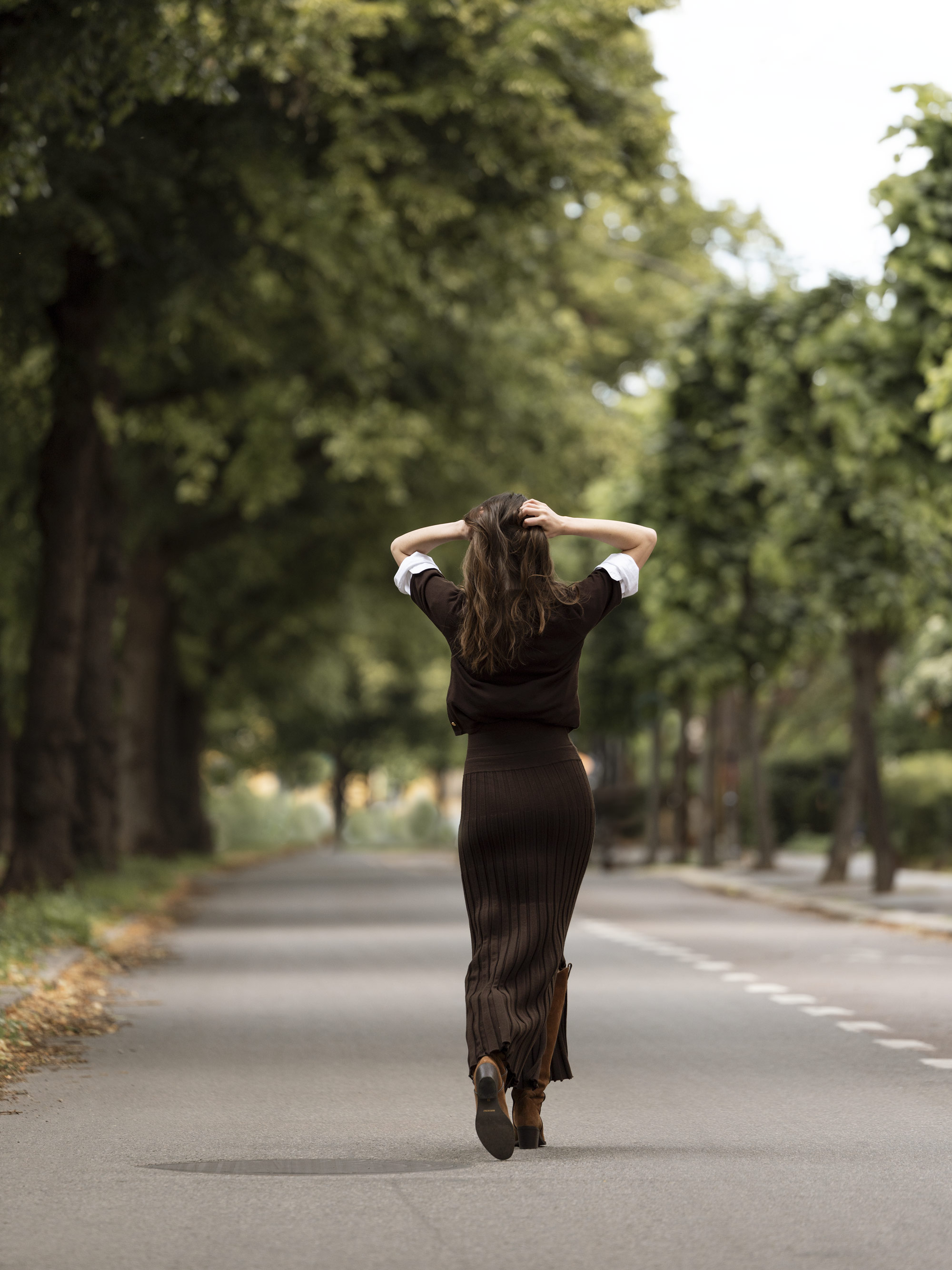 Ramsfjellet Ull Skjørt Hot Fudge