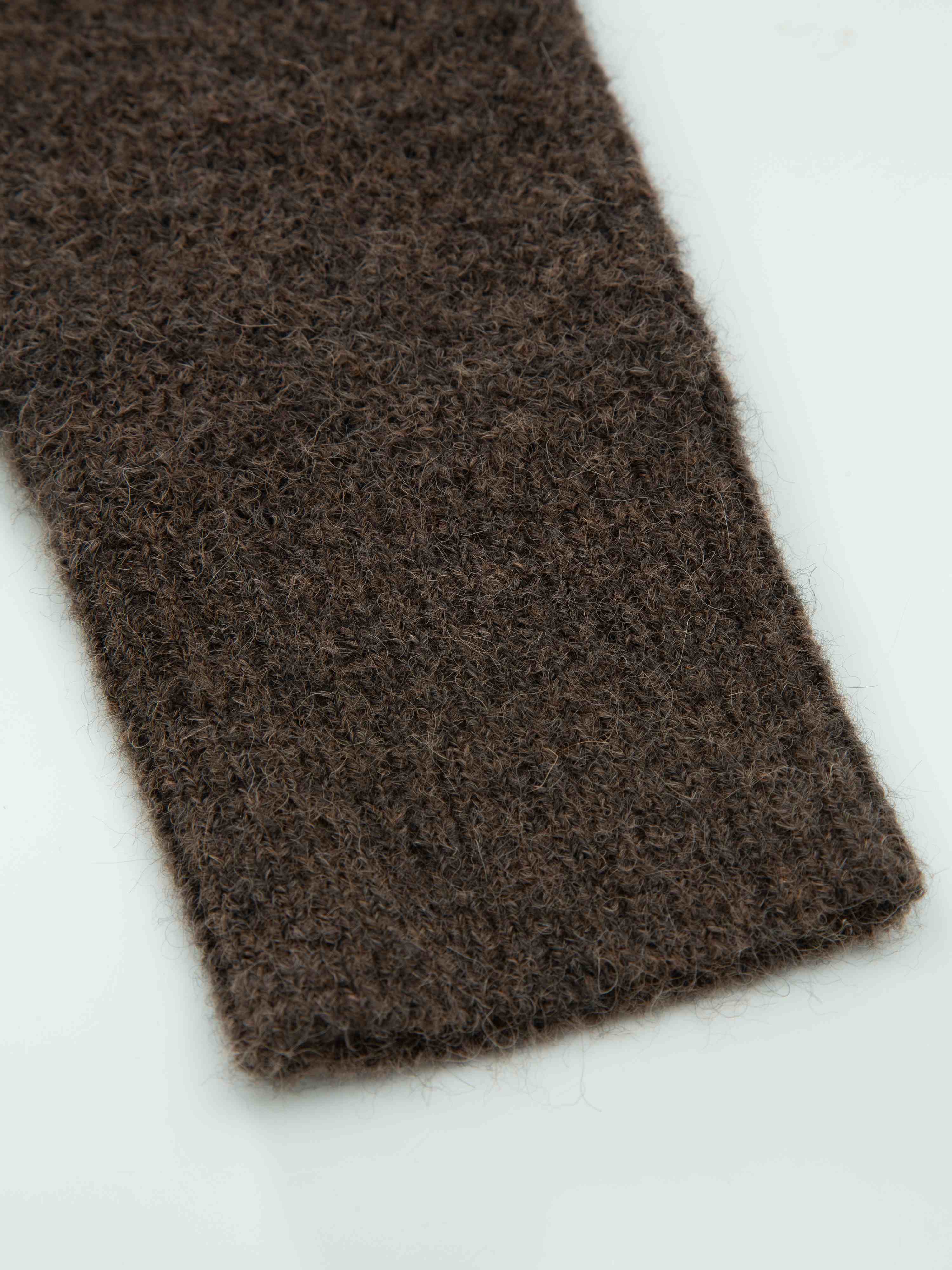 Loen Alpakka Strikkegenser Light Brown