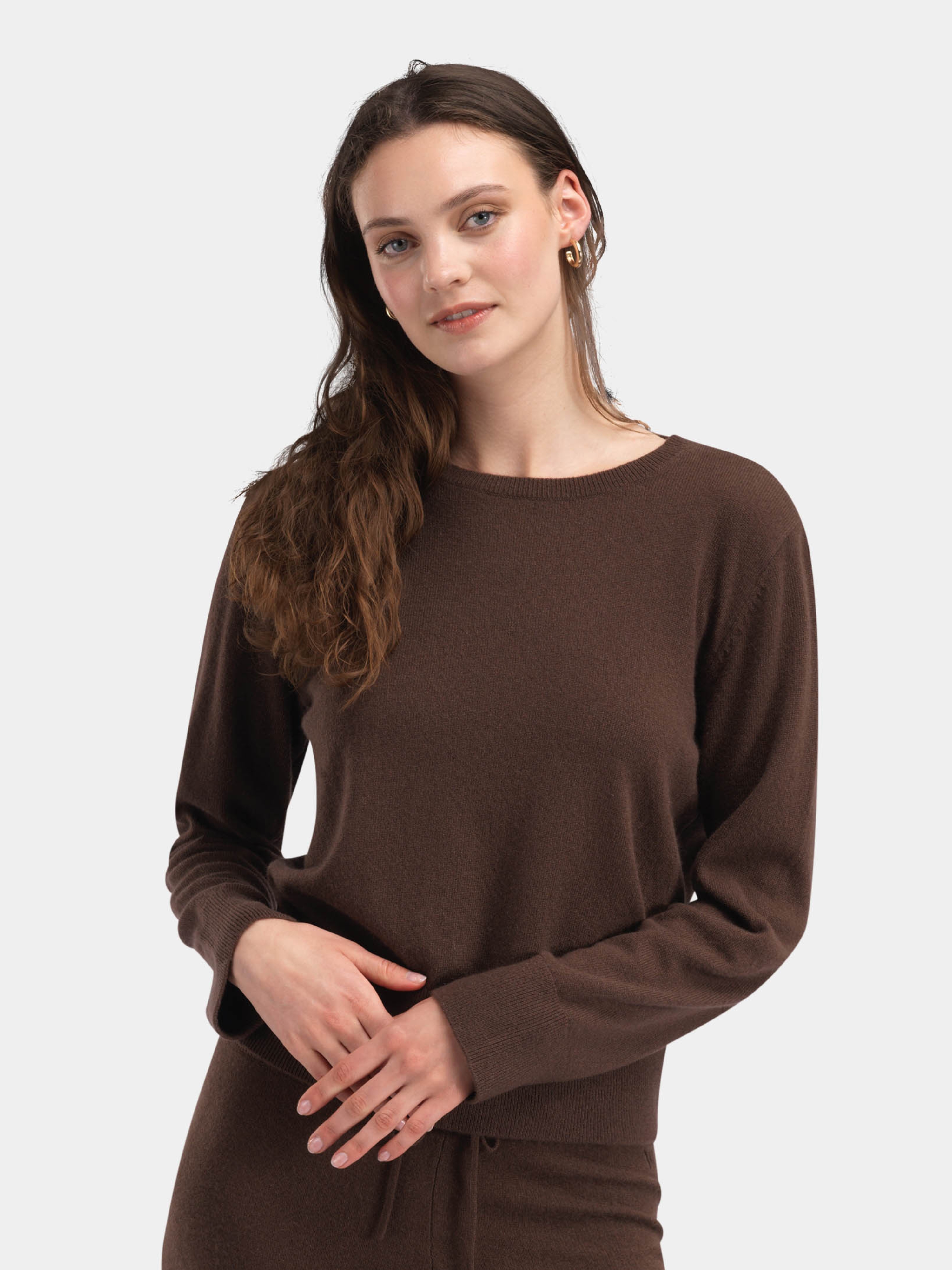 Loftet Kashmir Genser  Coffee