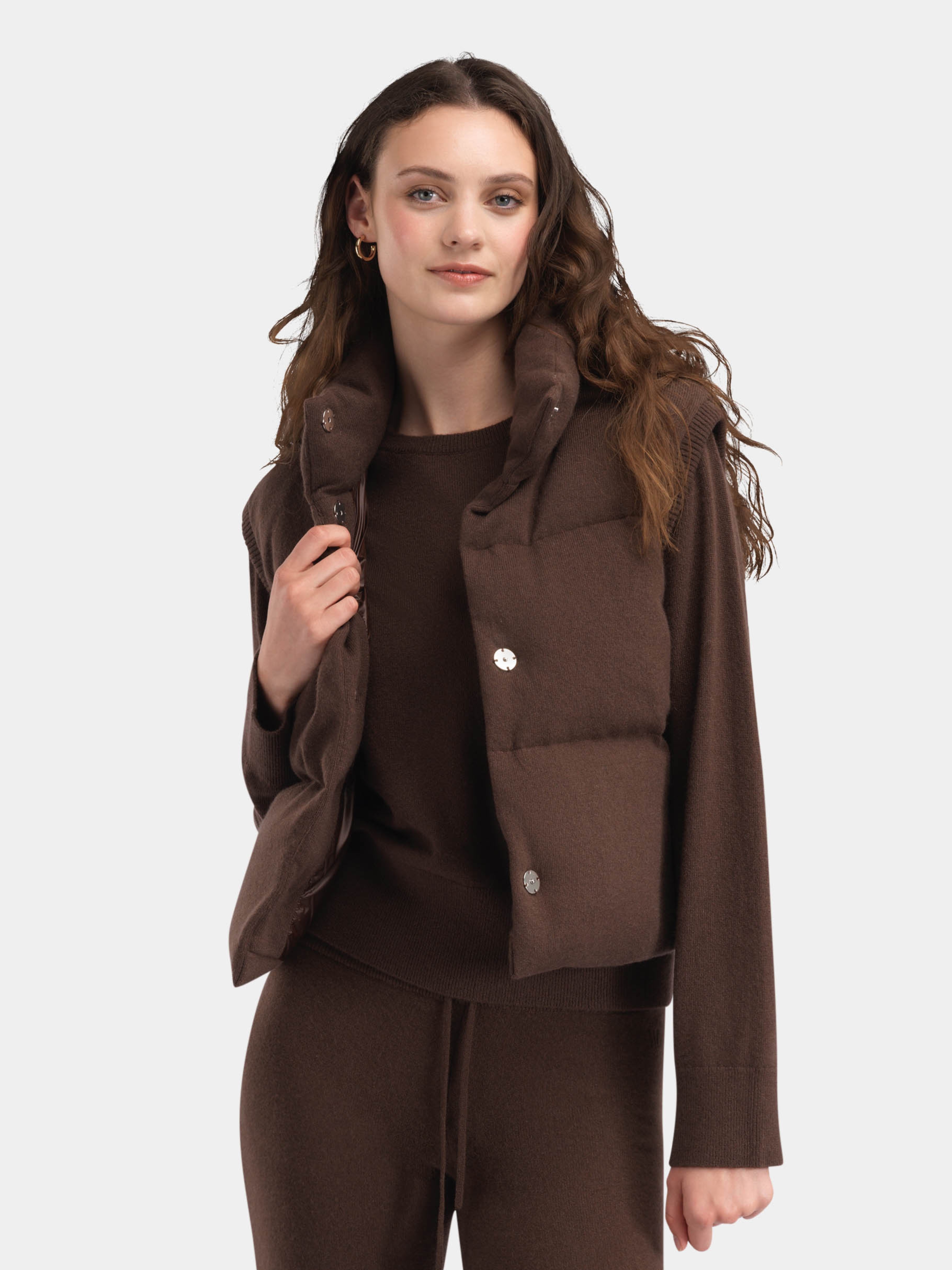 Loftet Kashmir Genser  Coffee