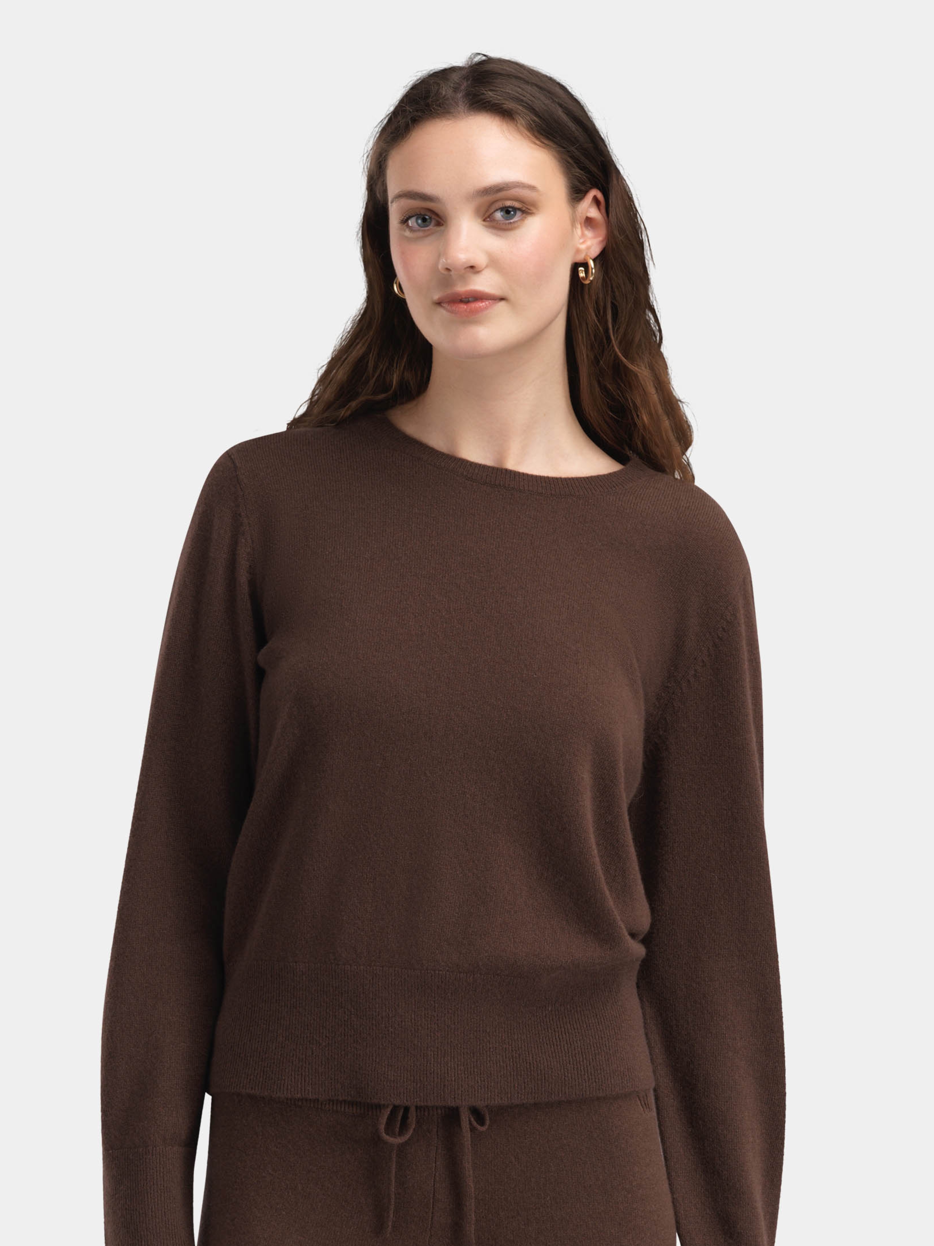 Loftet Kashmir Genser  Coffee