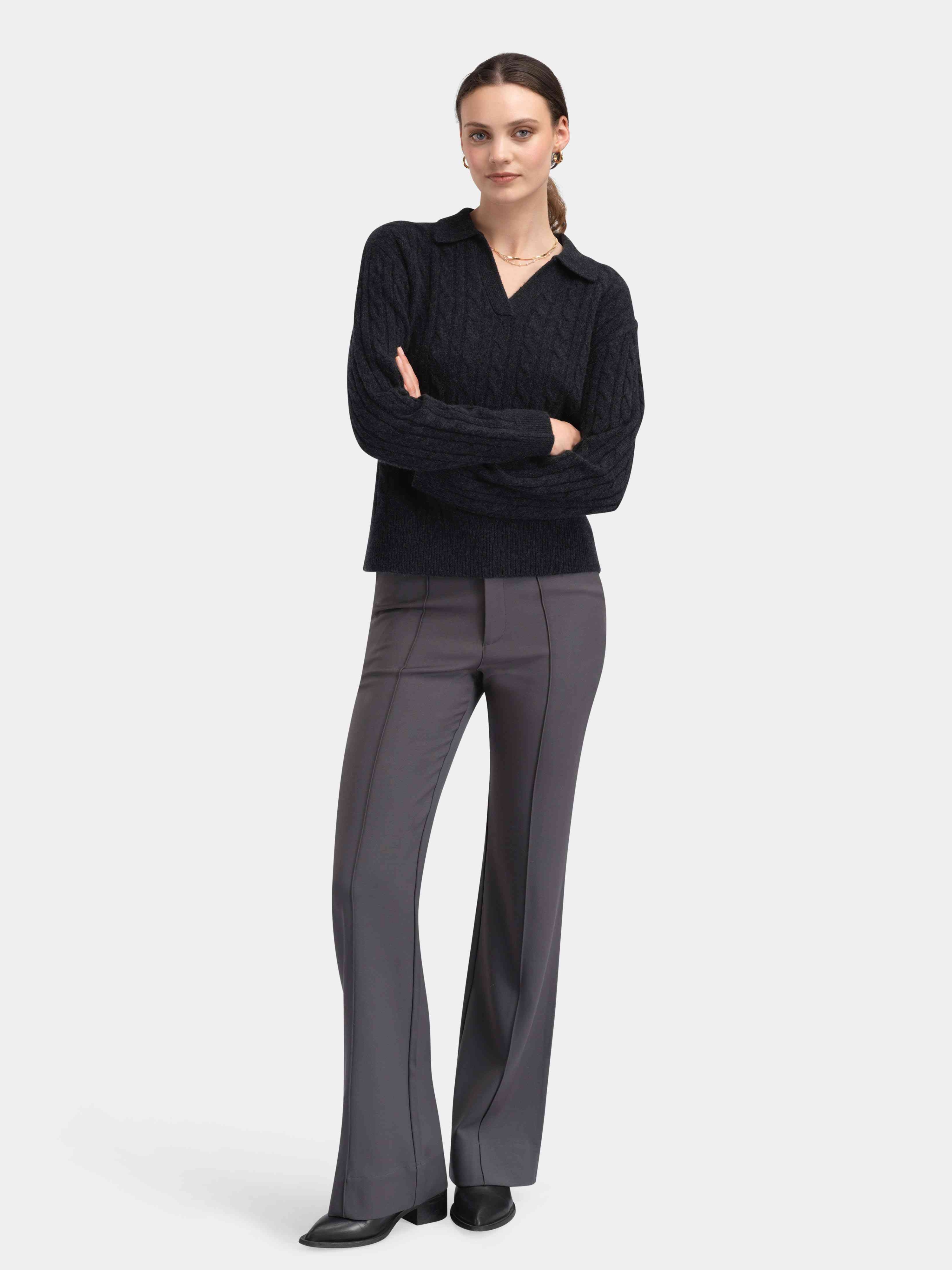 Midnattstind Ullbukse  Dark Grey