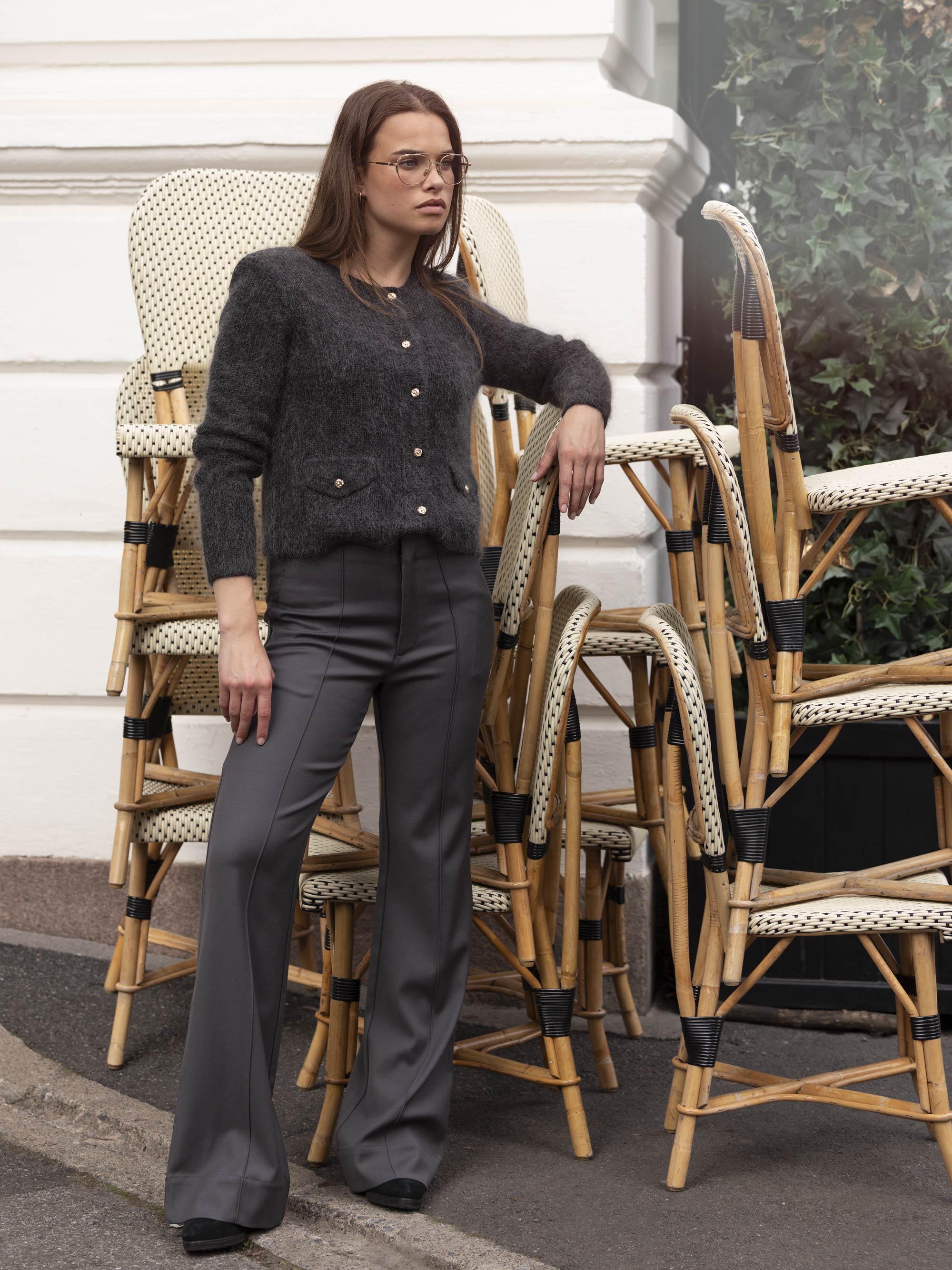 Midnattstind Ullbukse  Dark Grey