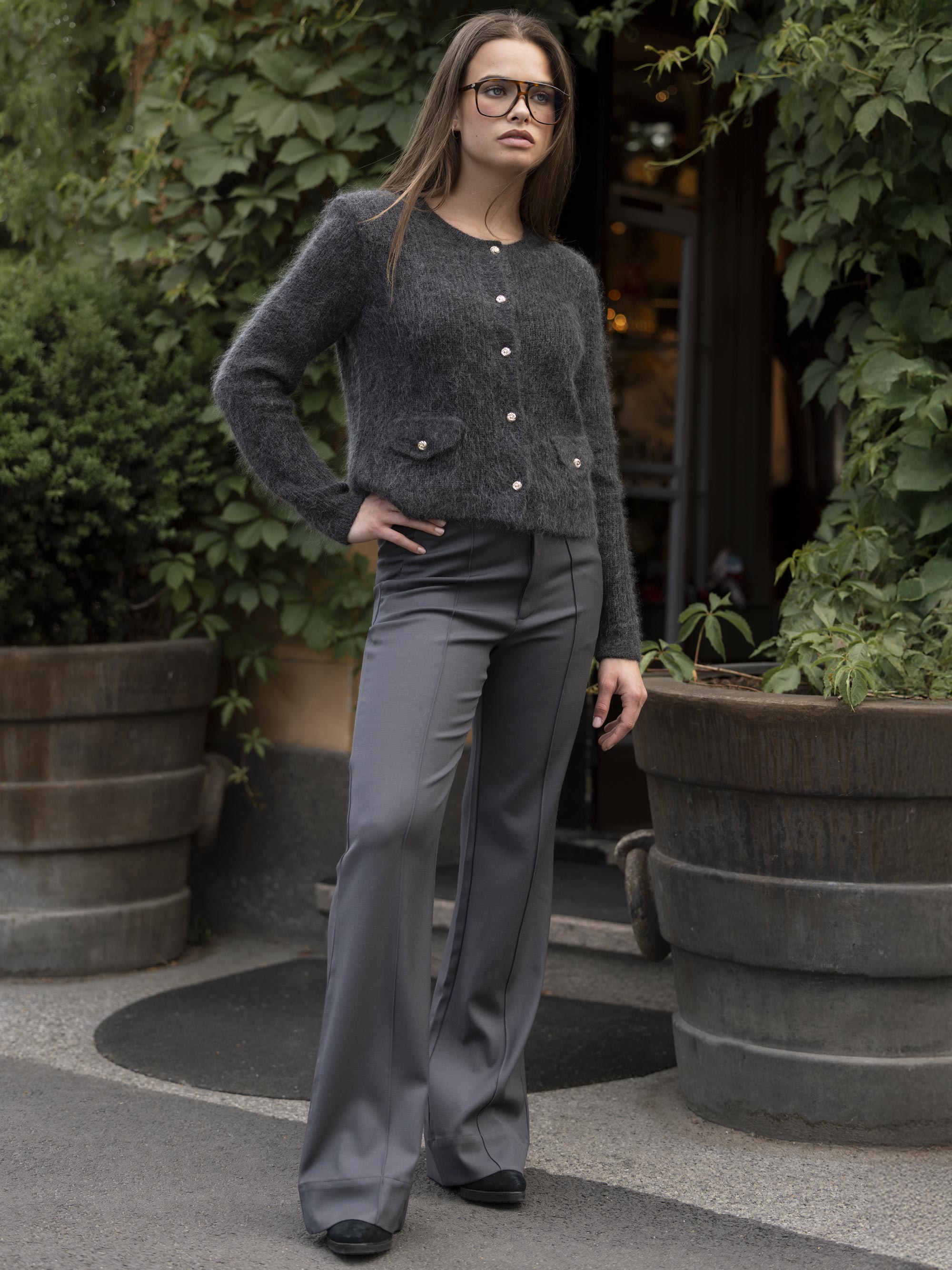 Midnattstind Ullbukse  Dark Grey