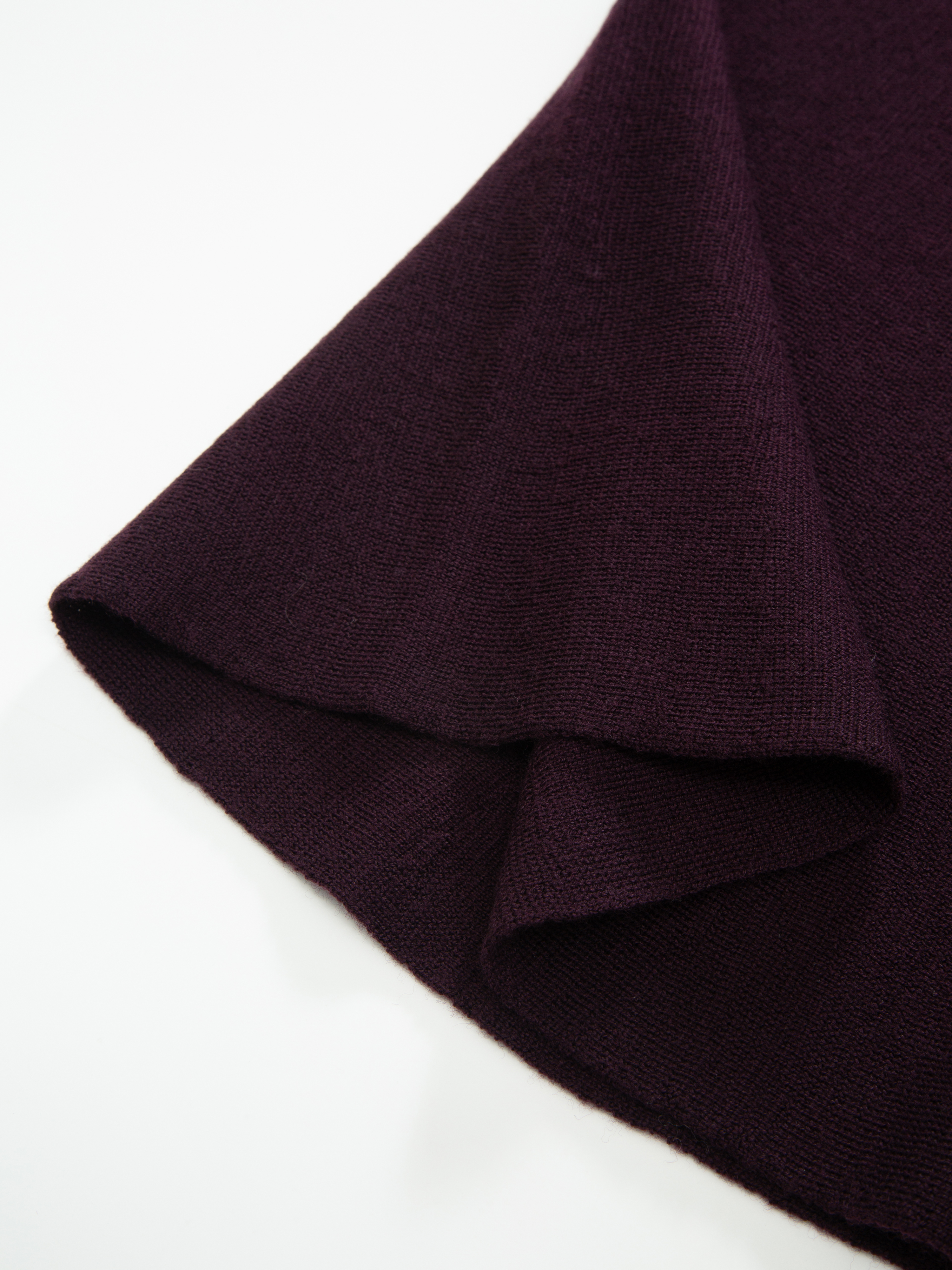 Ramsfjellet Ull Skjørt Aubergine