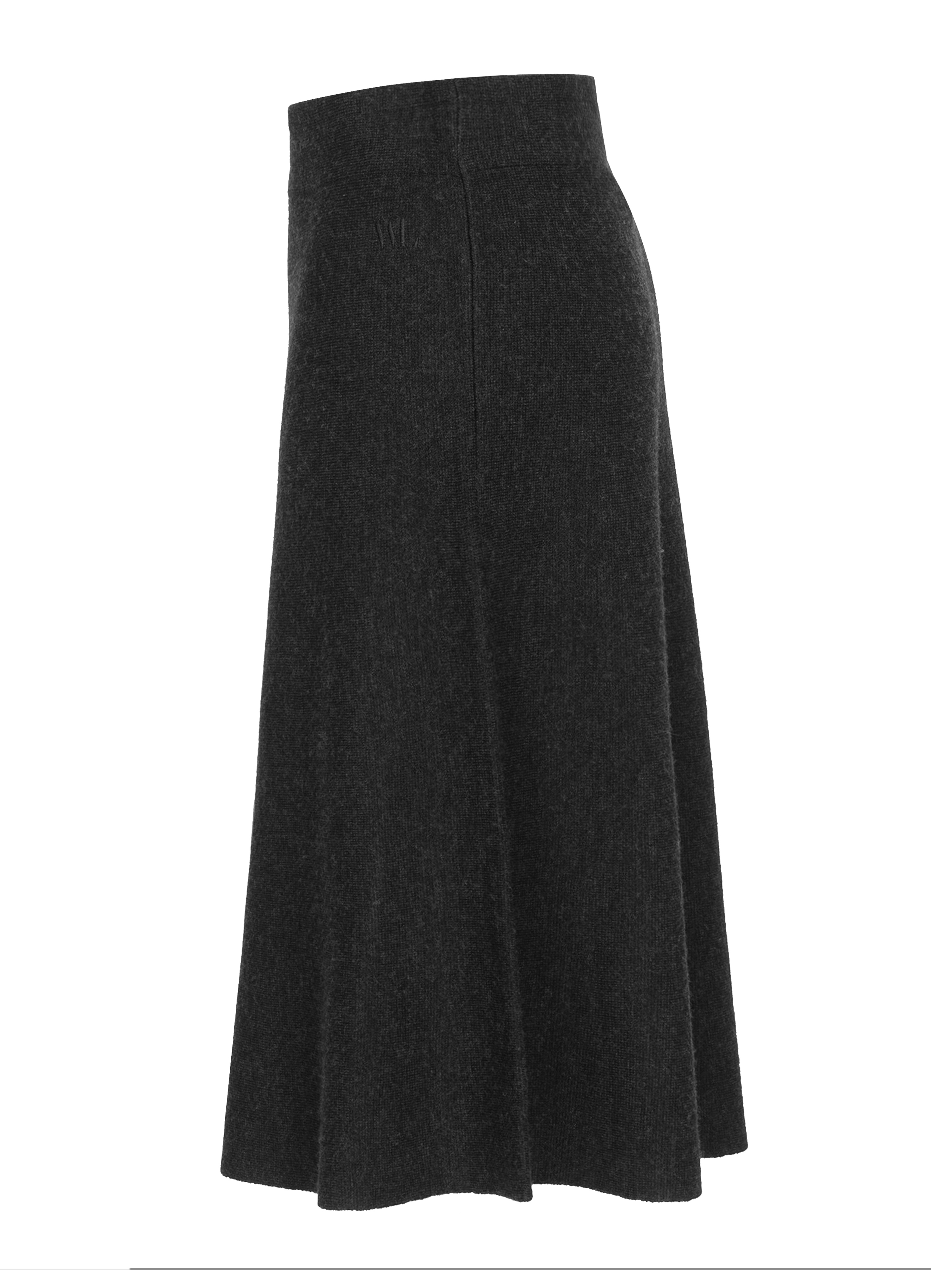 Ramsfjellet Ull Skjørt Charcoal Grey