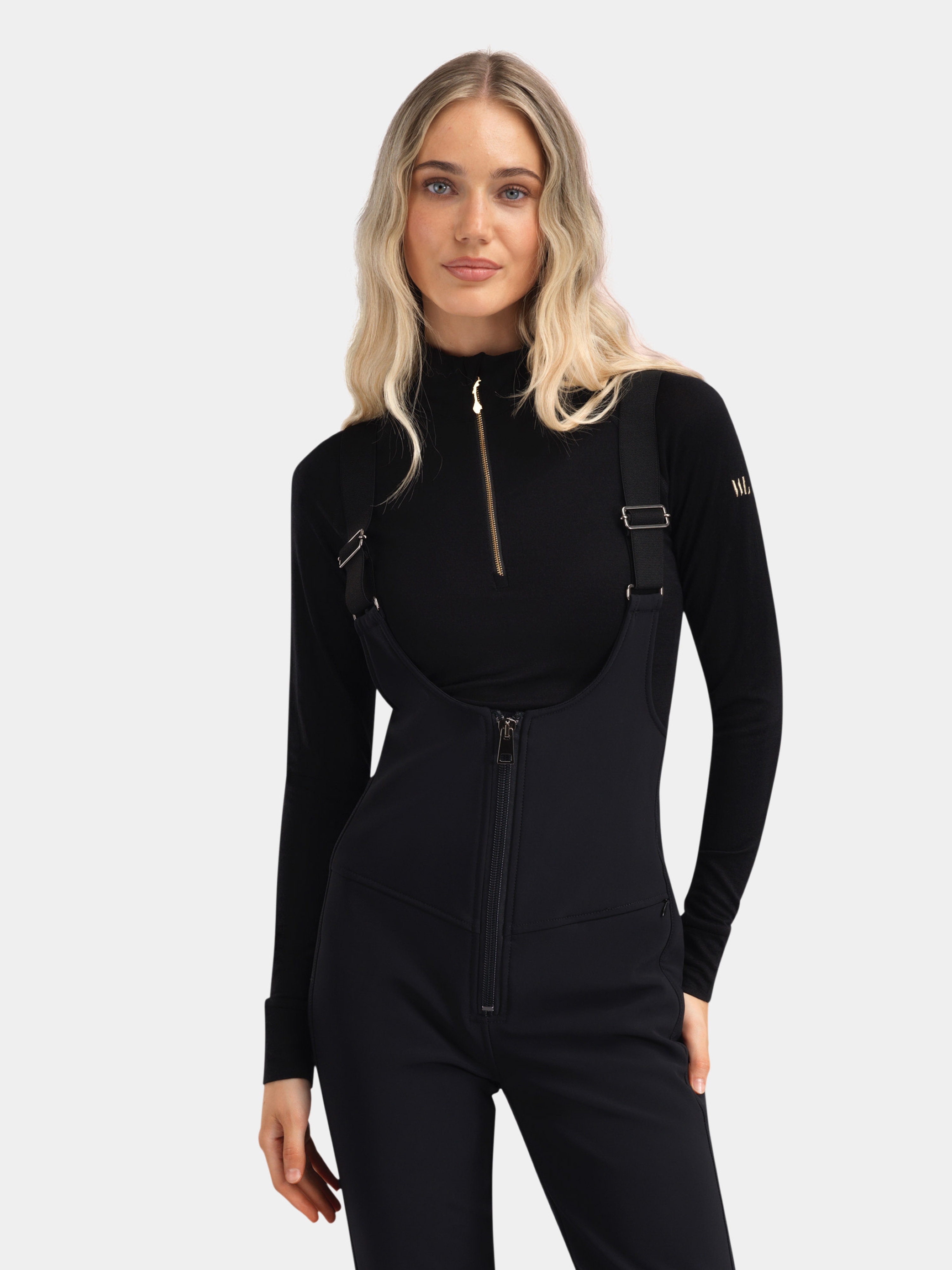 Rena Merino Half-zip Ulltrøye Black