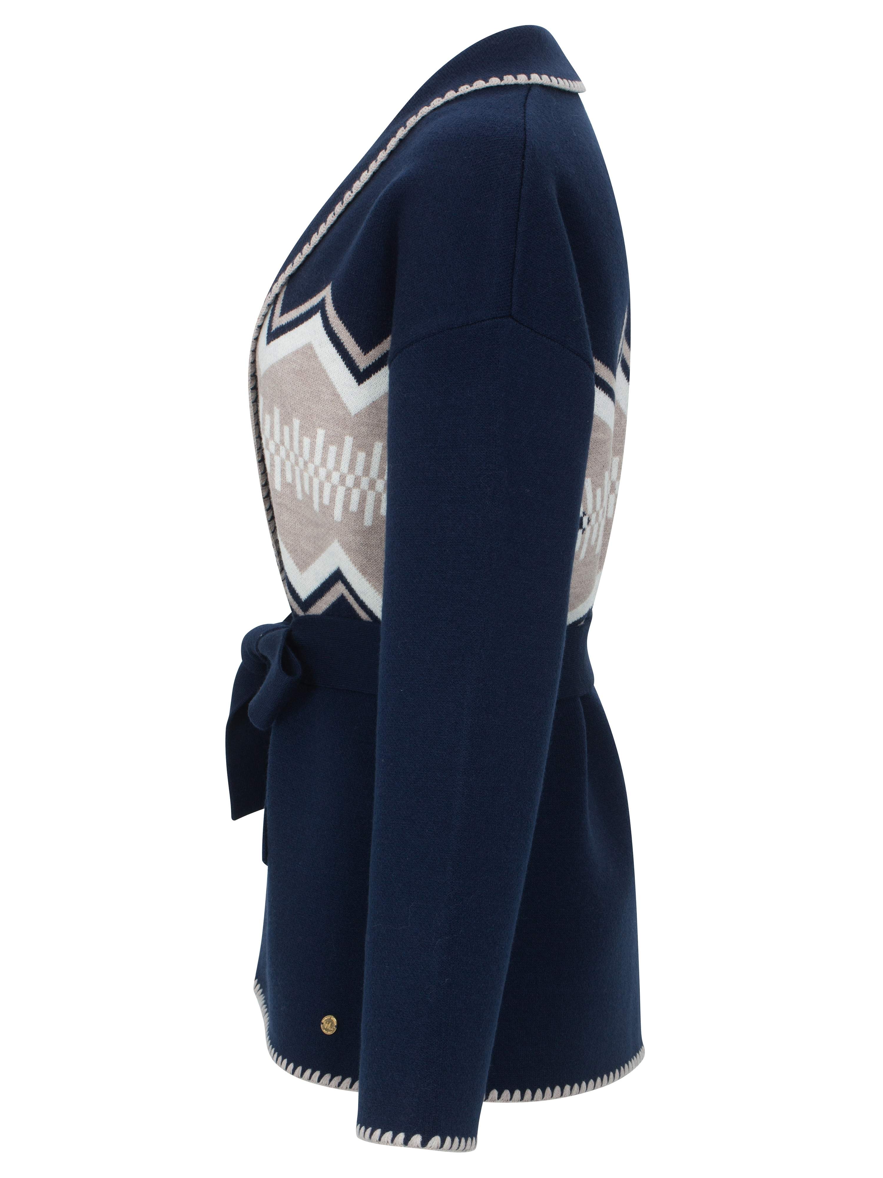 Rondslottet Cardigan Blue Ink