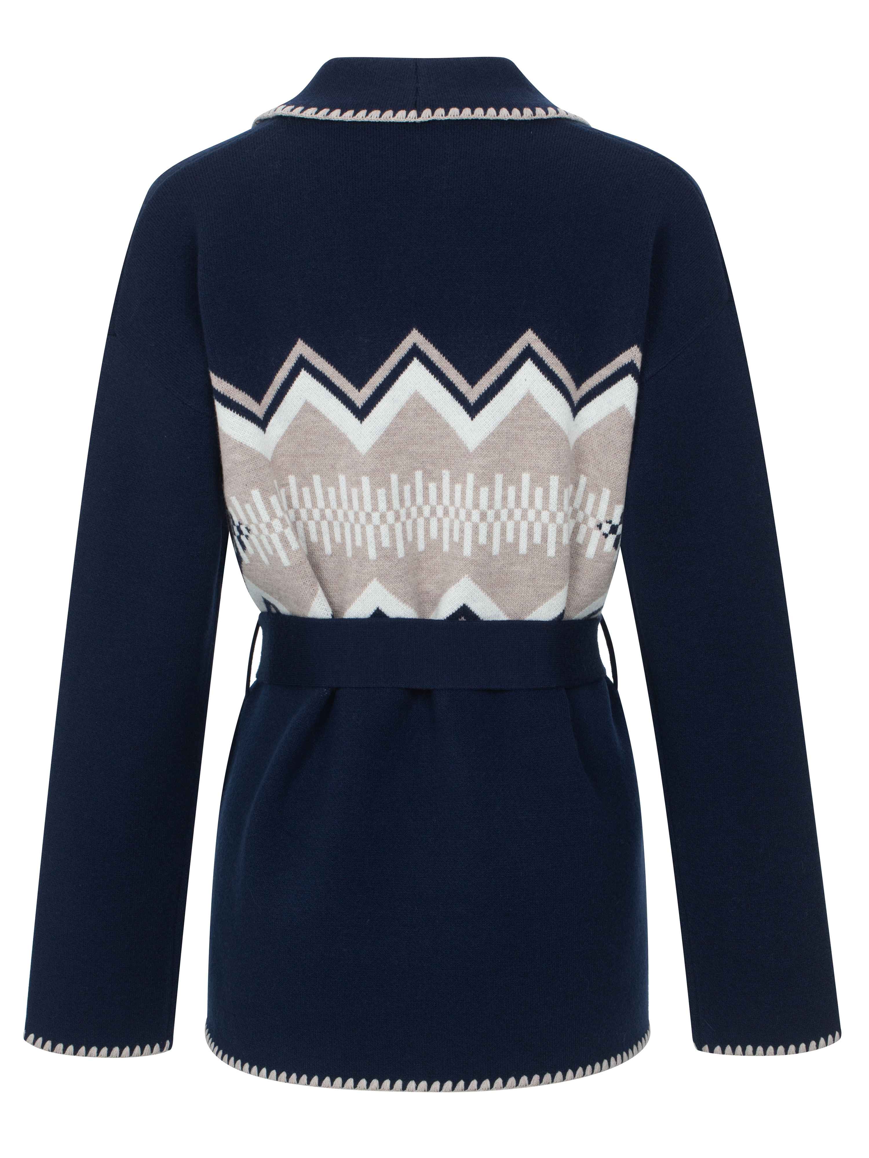 Rondslottet Cardigan Blue Ink