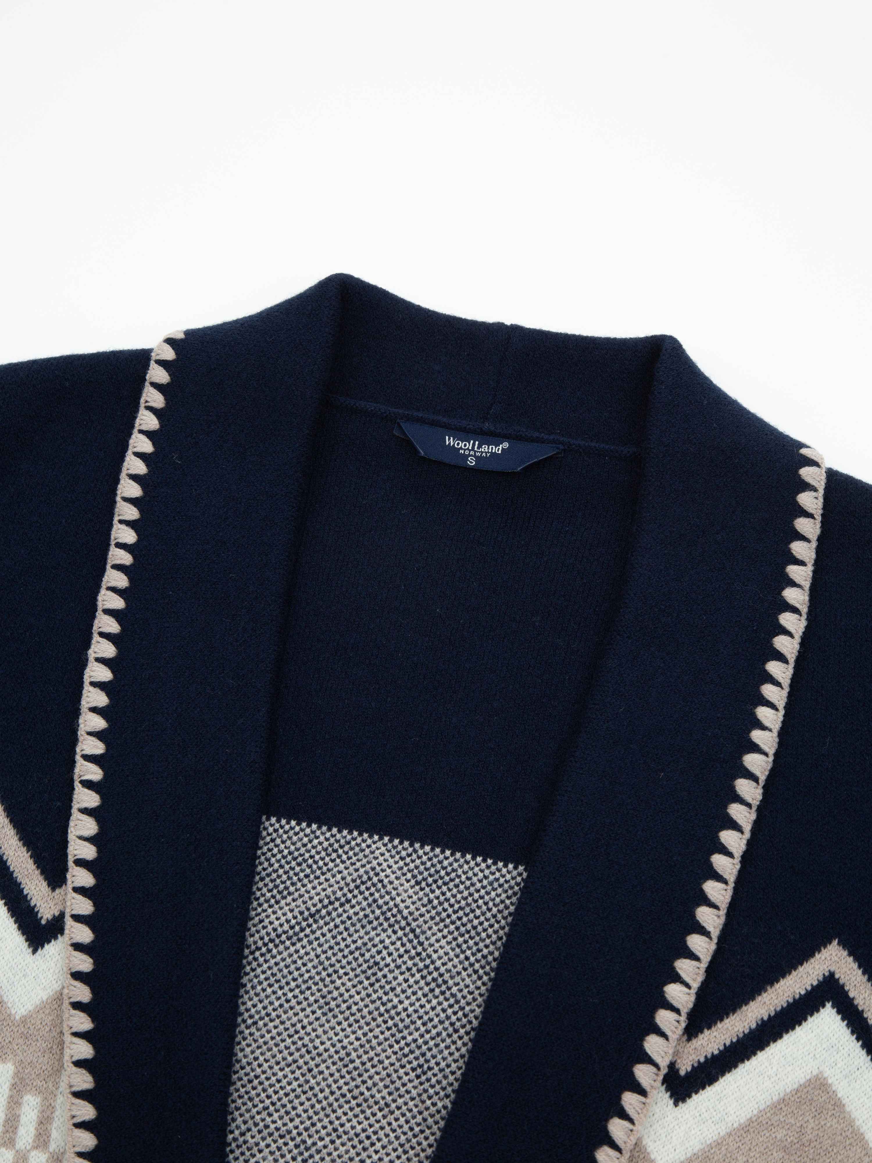 Rondslottet Cardigan Blue Ink