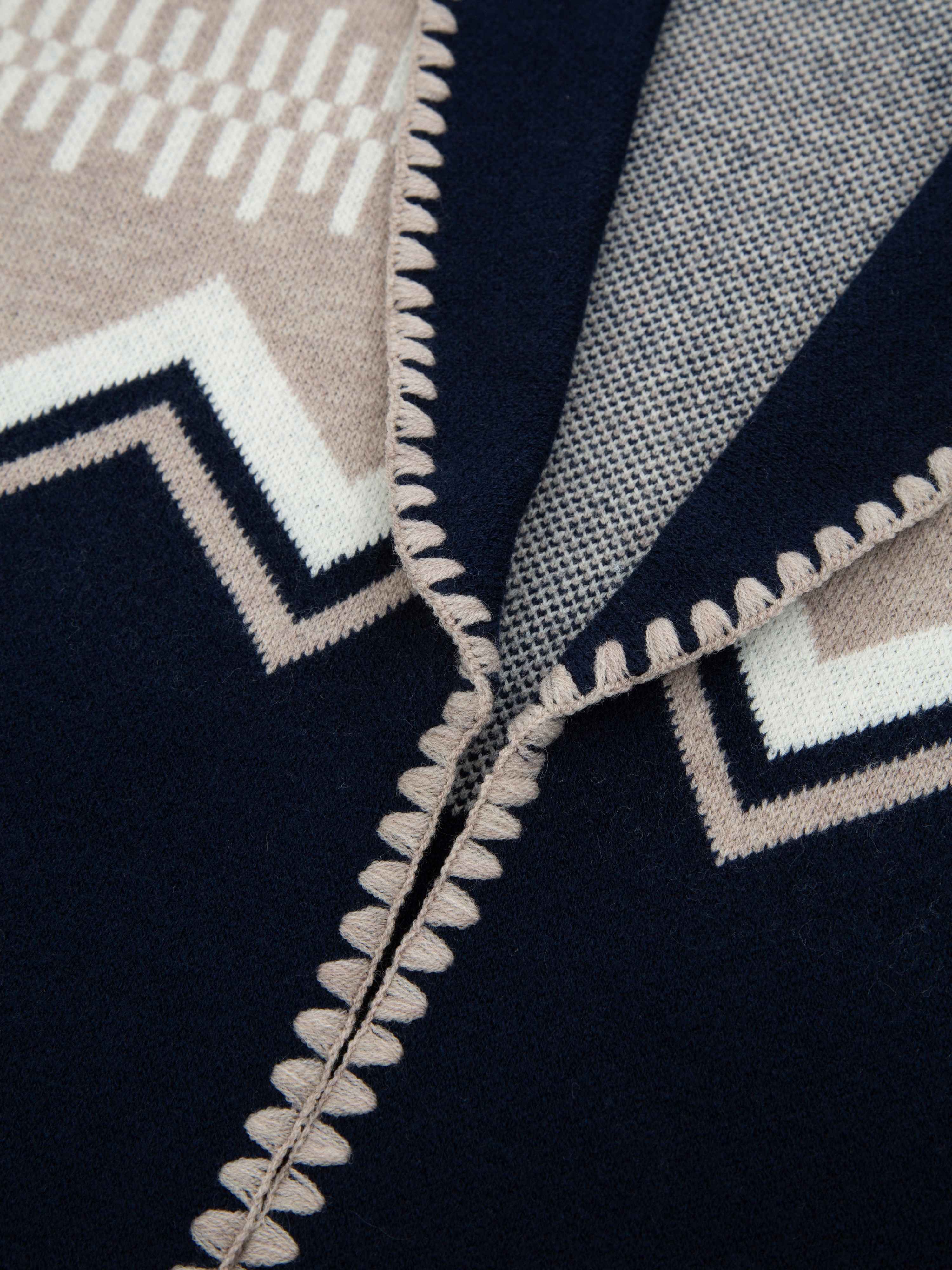 Rondslottet Cardigan Blue Ink