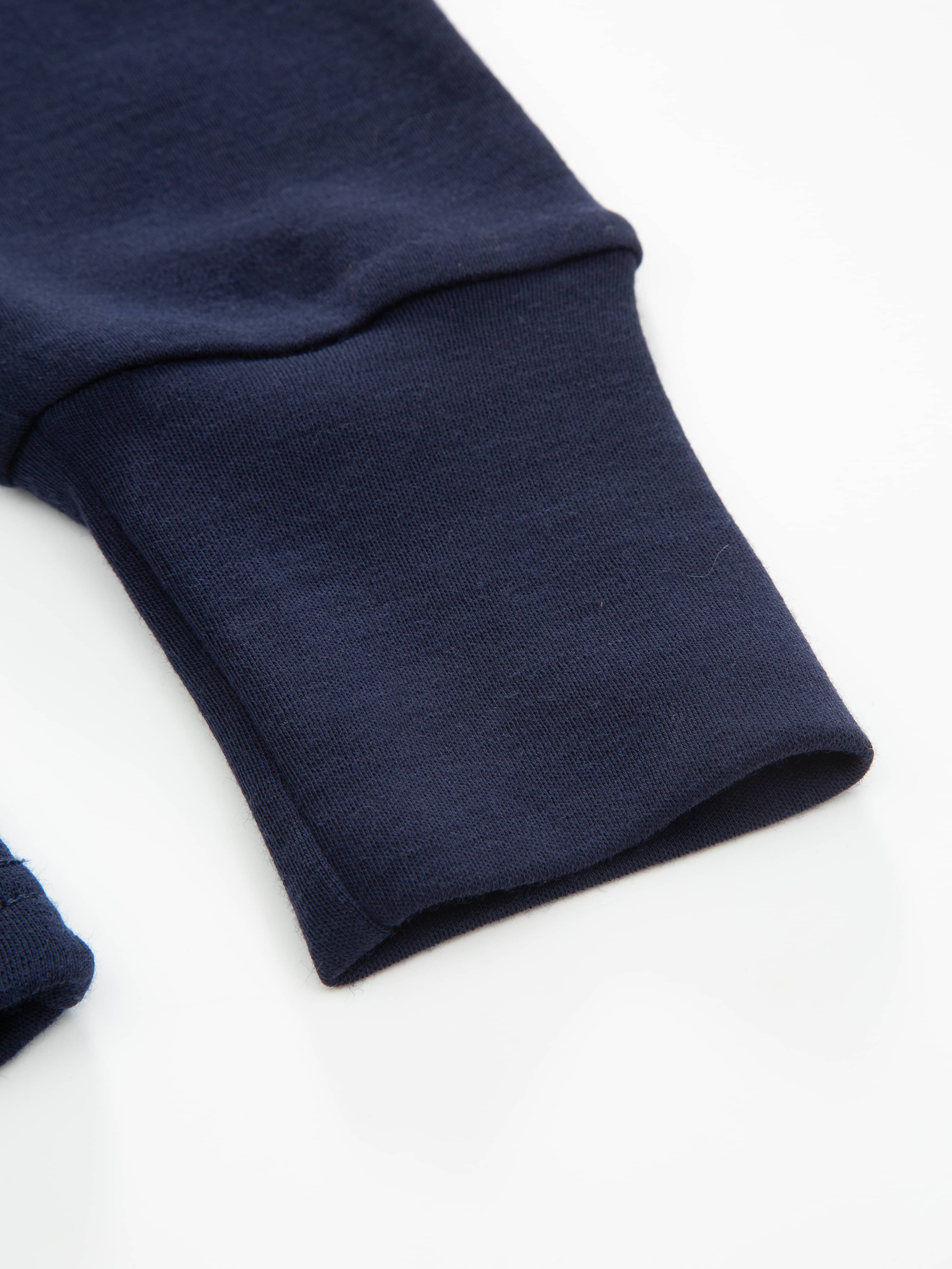 Sirdal Merino Cord Half-zip Blue Ink