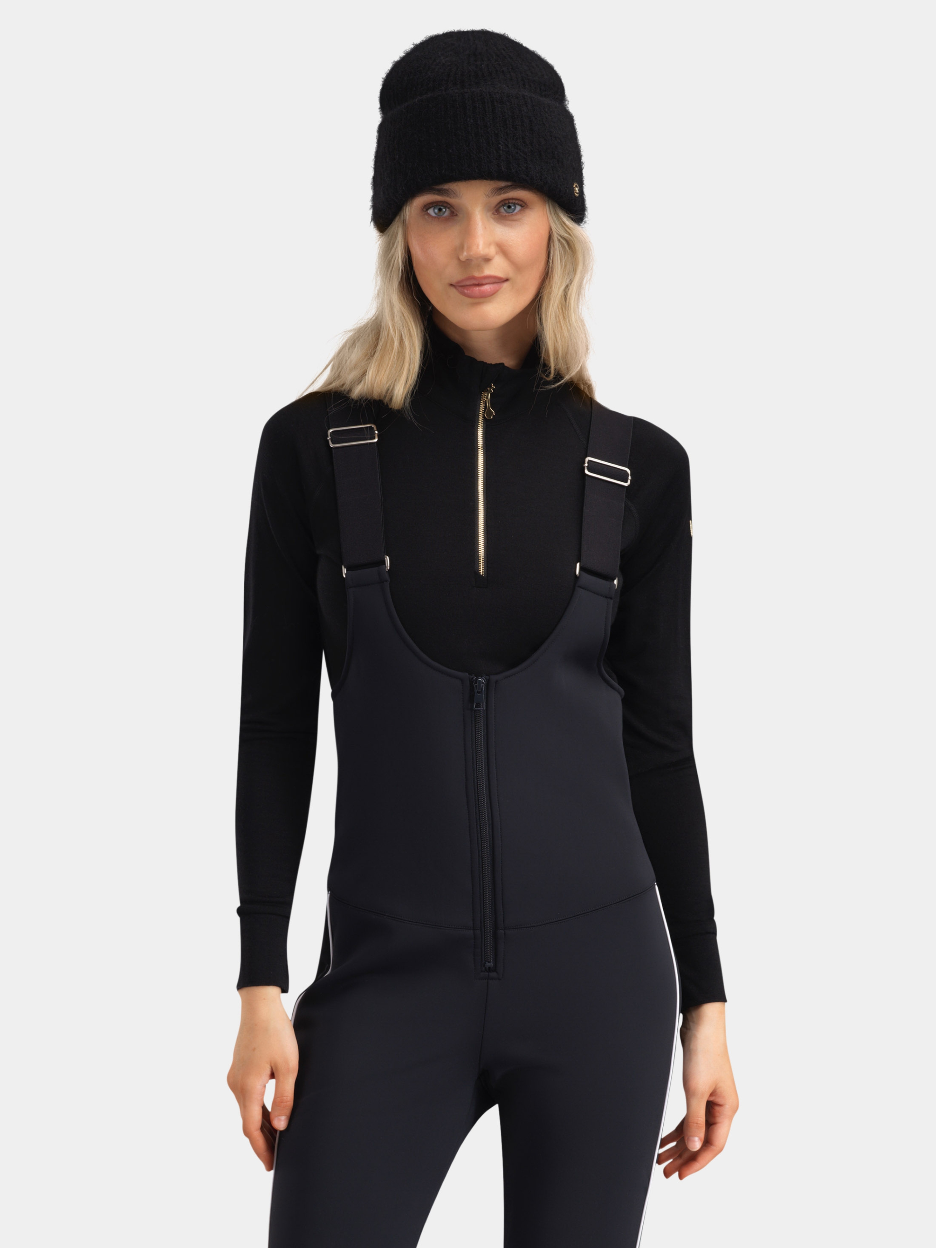 Rena Merino Half-zip Ulltrøye Black