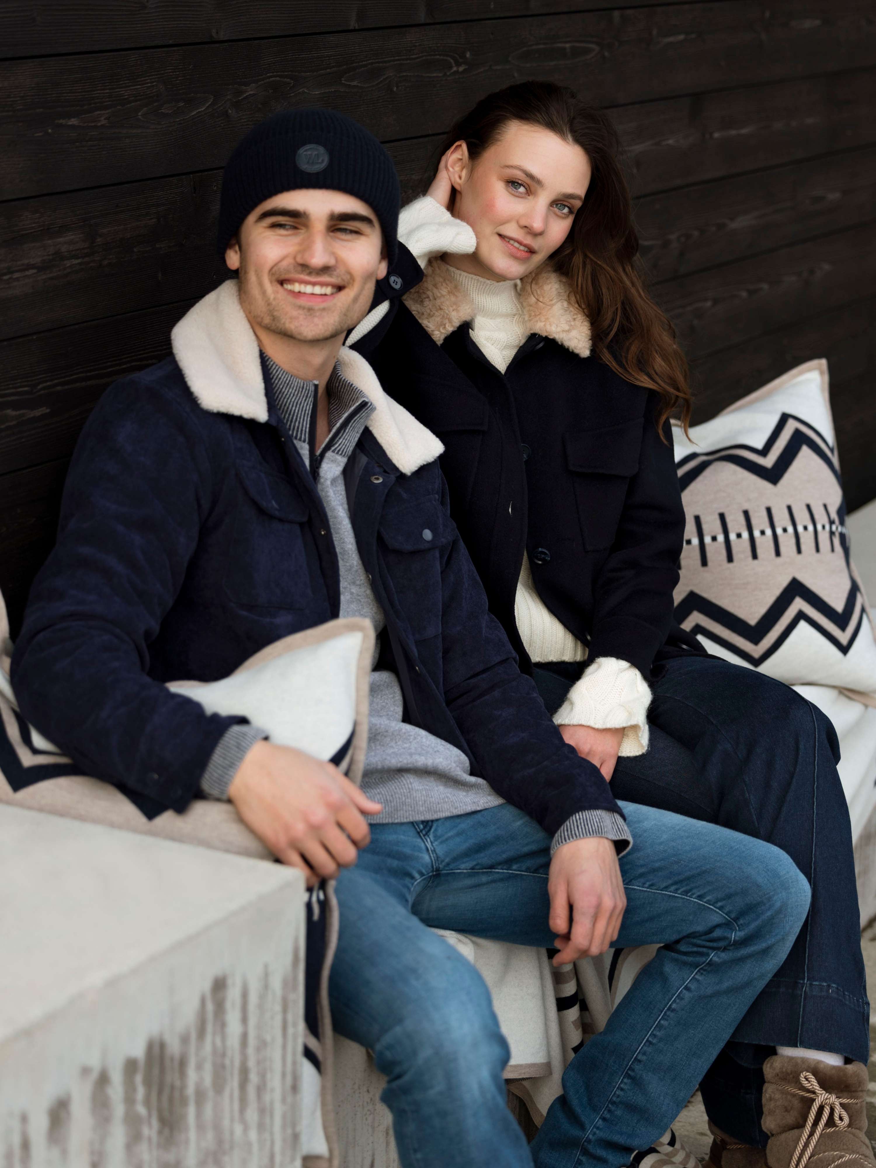 Eidselva Cord Jakke  Dark Blue