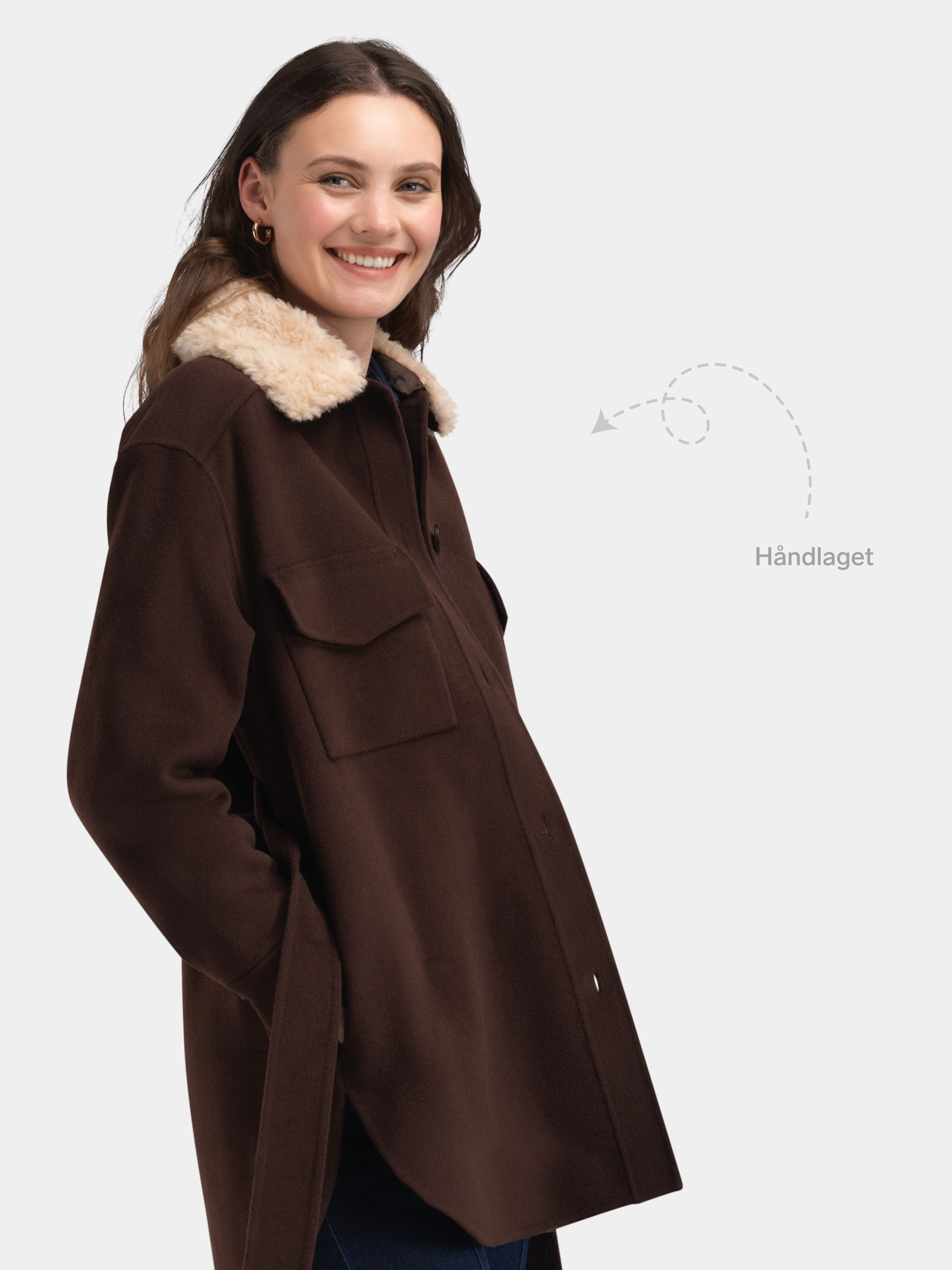 Skålatårnet Ullkåpe Hot Fudge