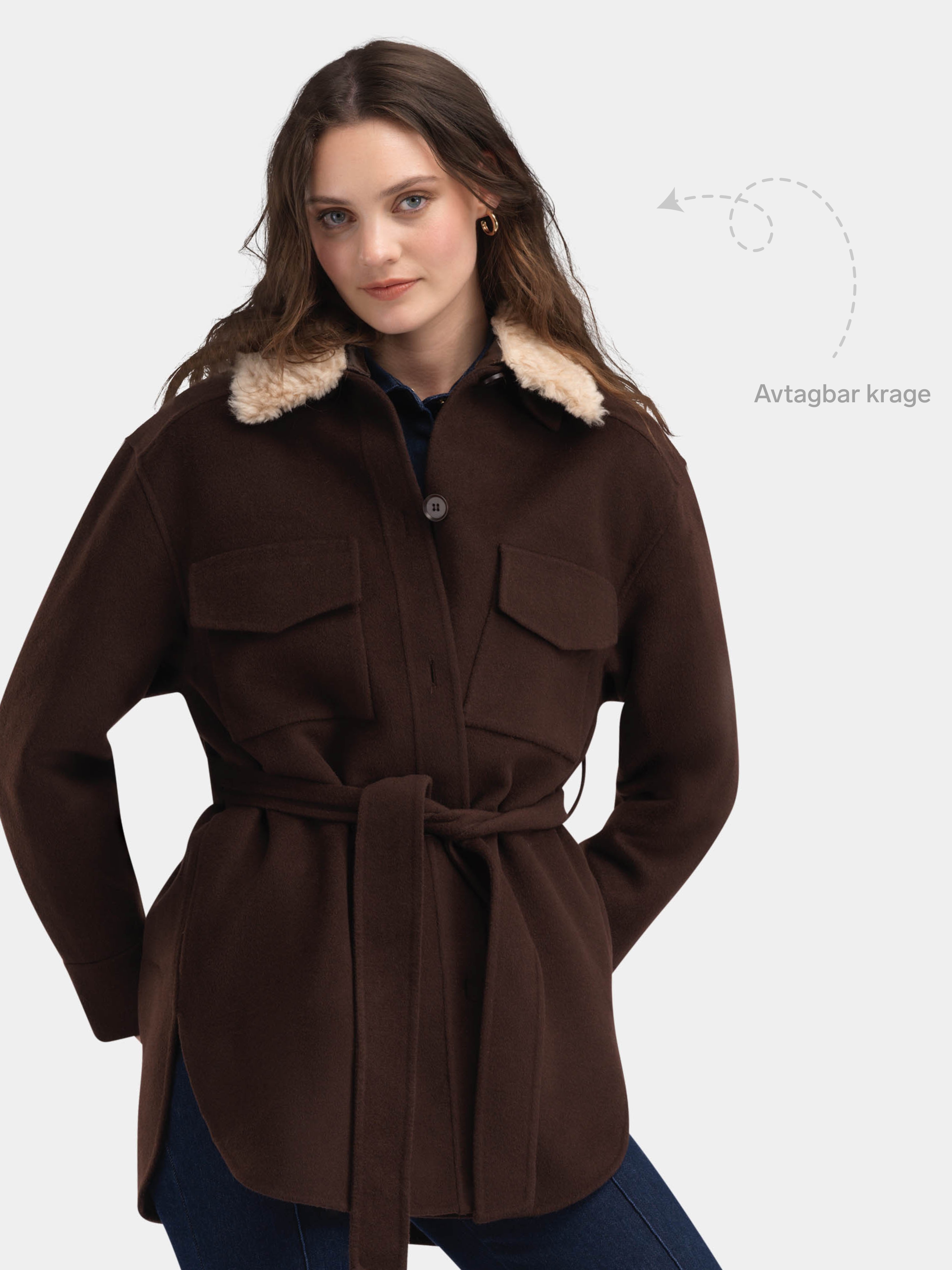 Skålatårnet Ullkåpe Hot Fudge