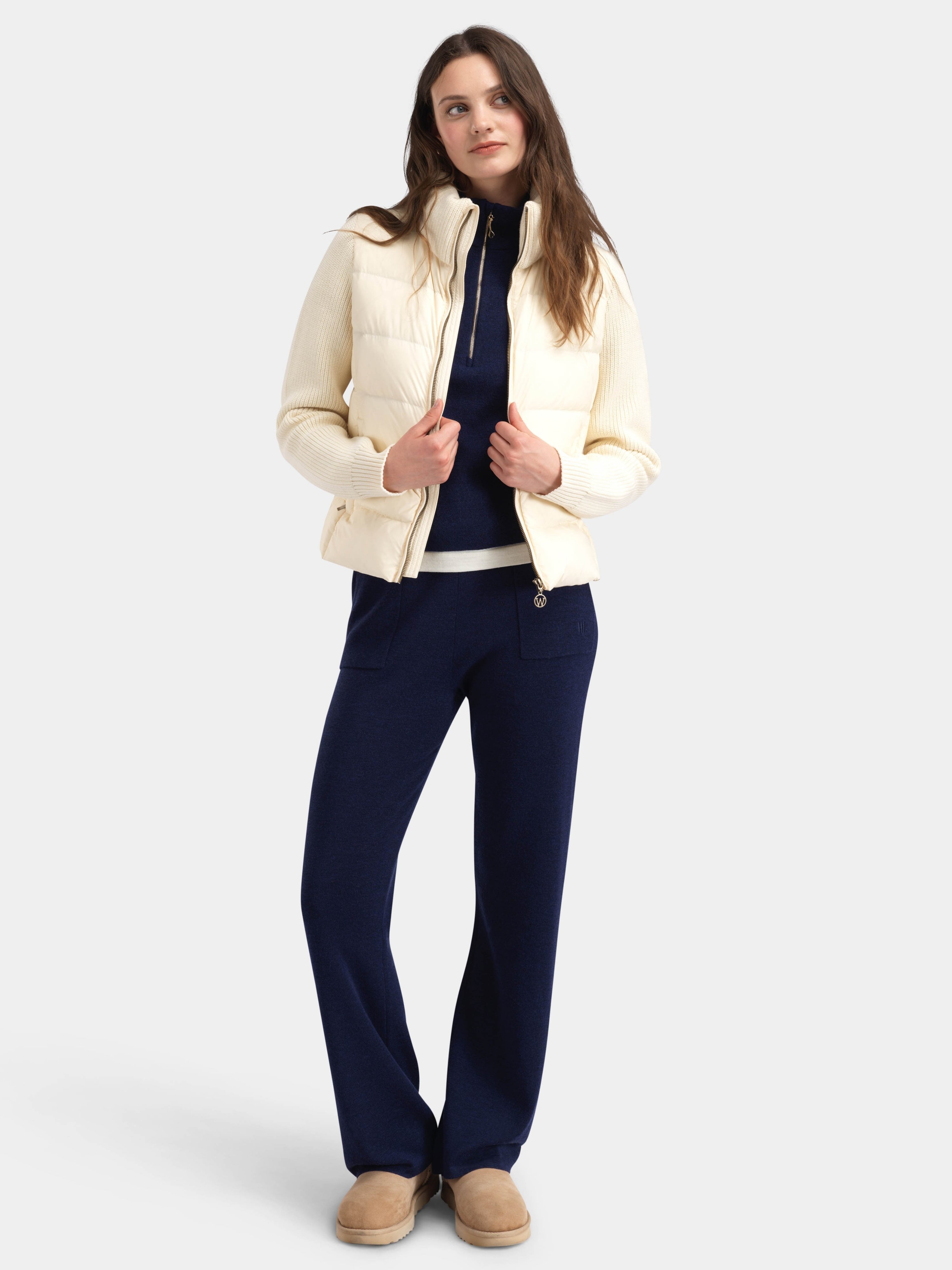 Snøfjellet Dunjakke   Cream