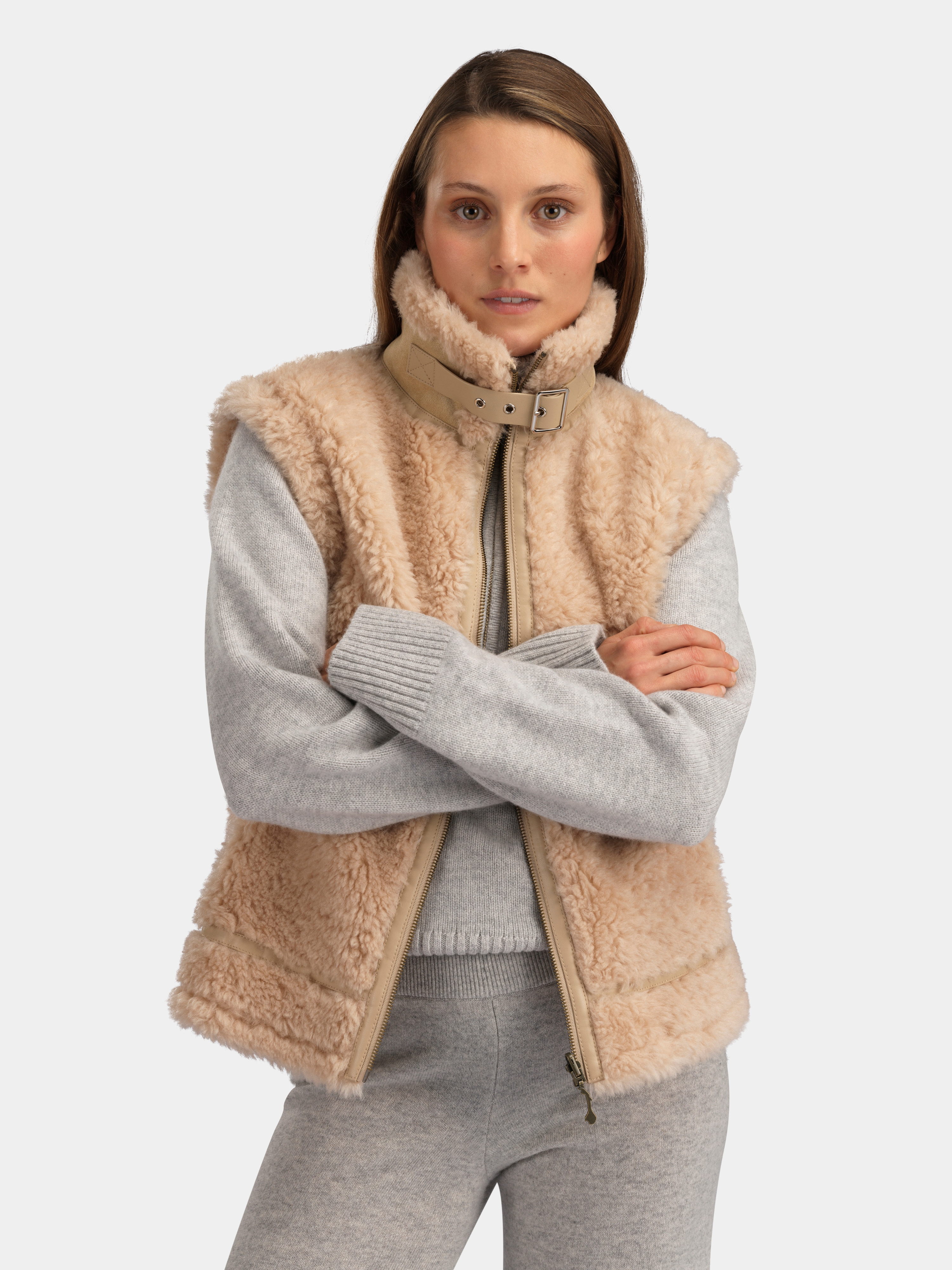 Snøheim Strikkegenser  Grey Melange