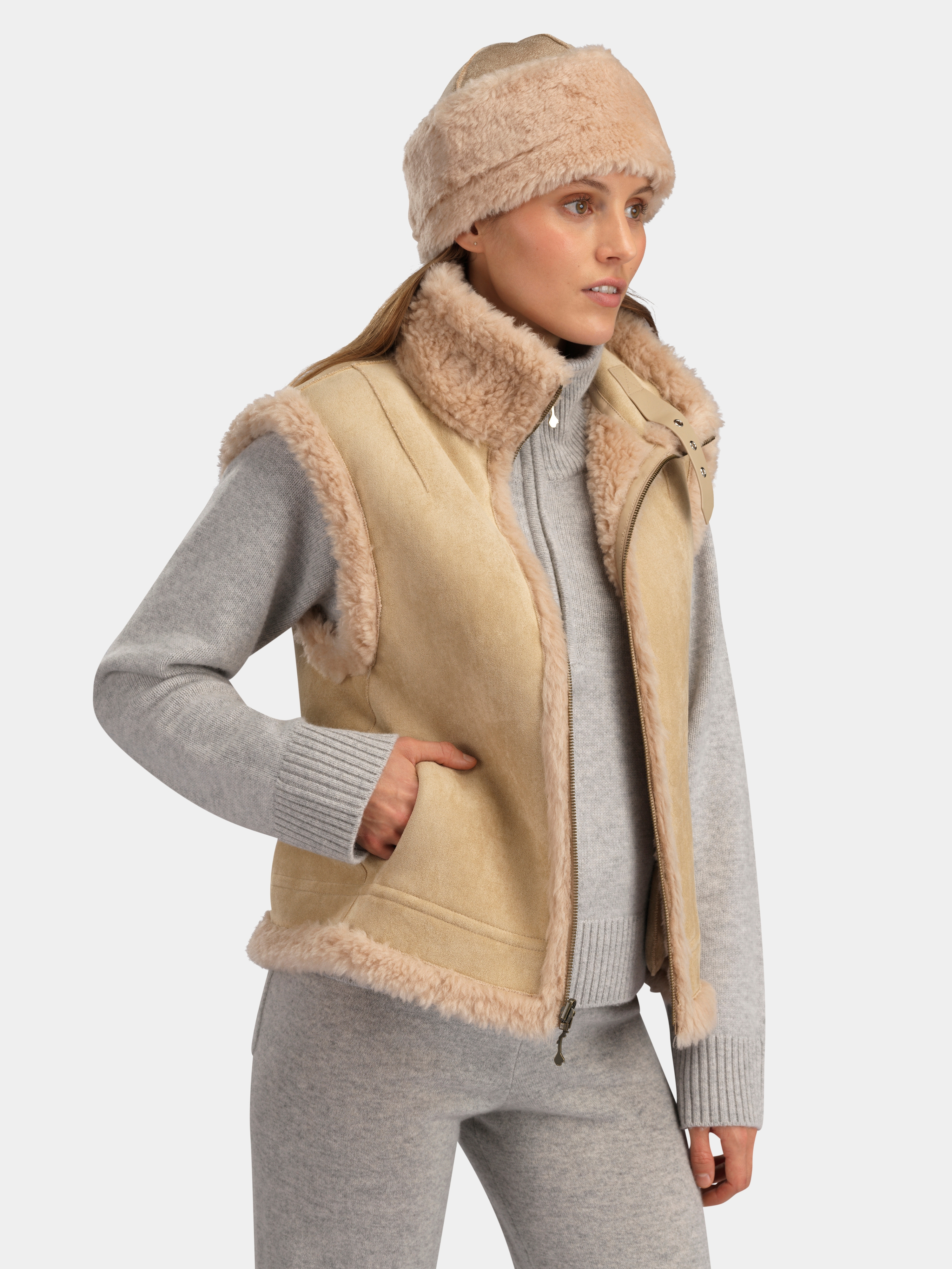 Snøheim Strikkegenser  Grey Melange