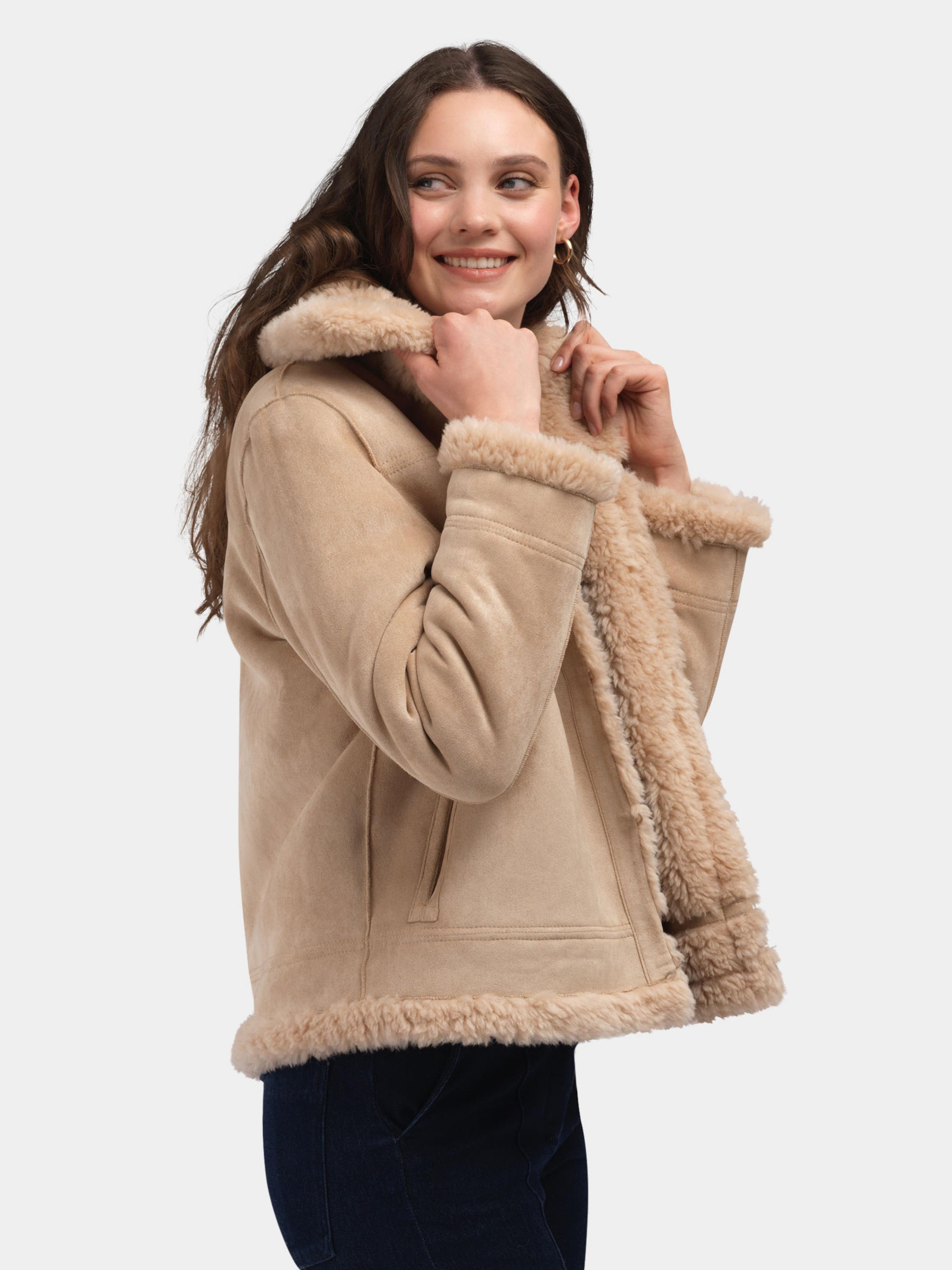 Solbakken Lammeull Jakke  Champagne