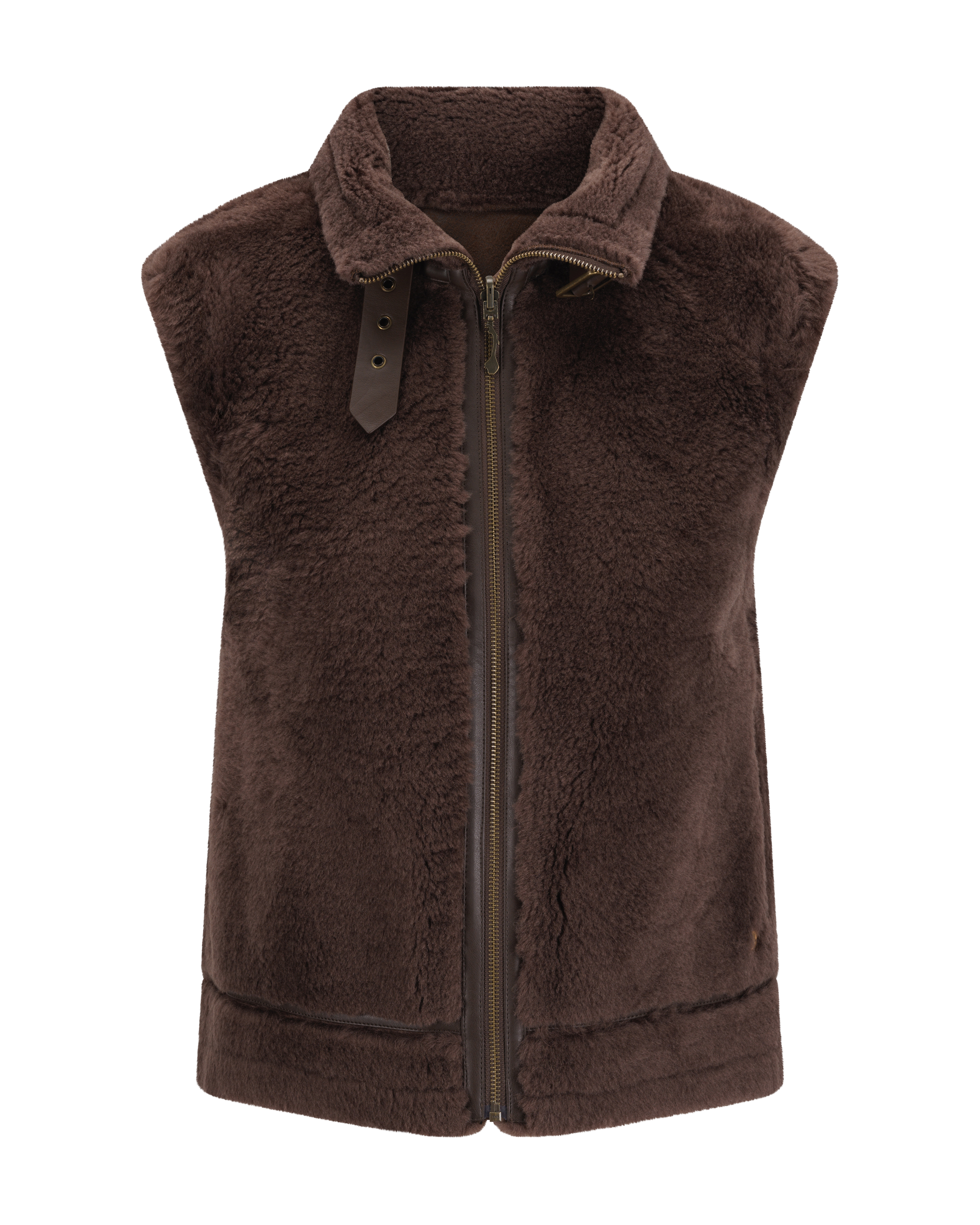 Solveggen Lammeull Vest Mocca