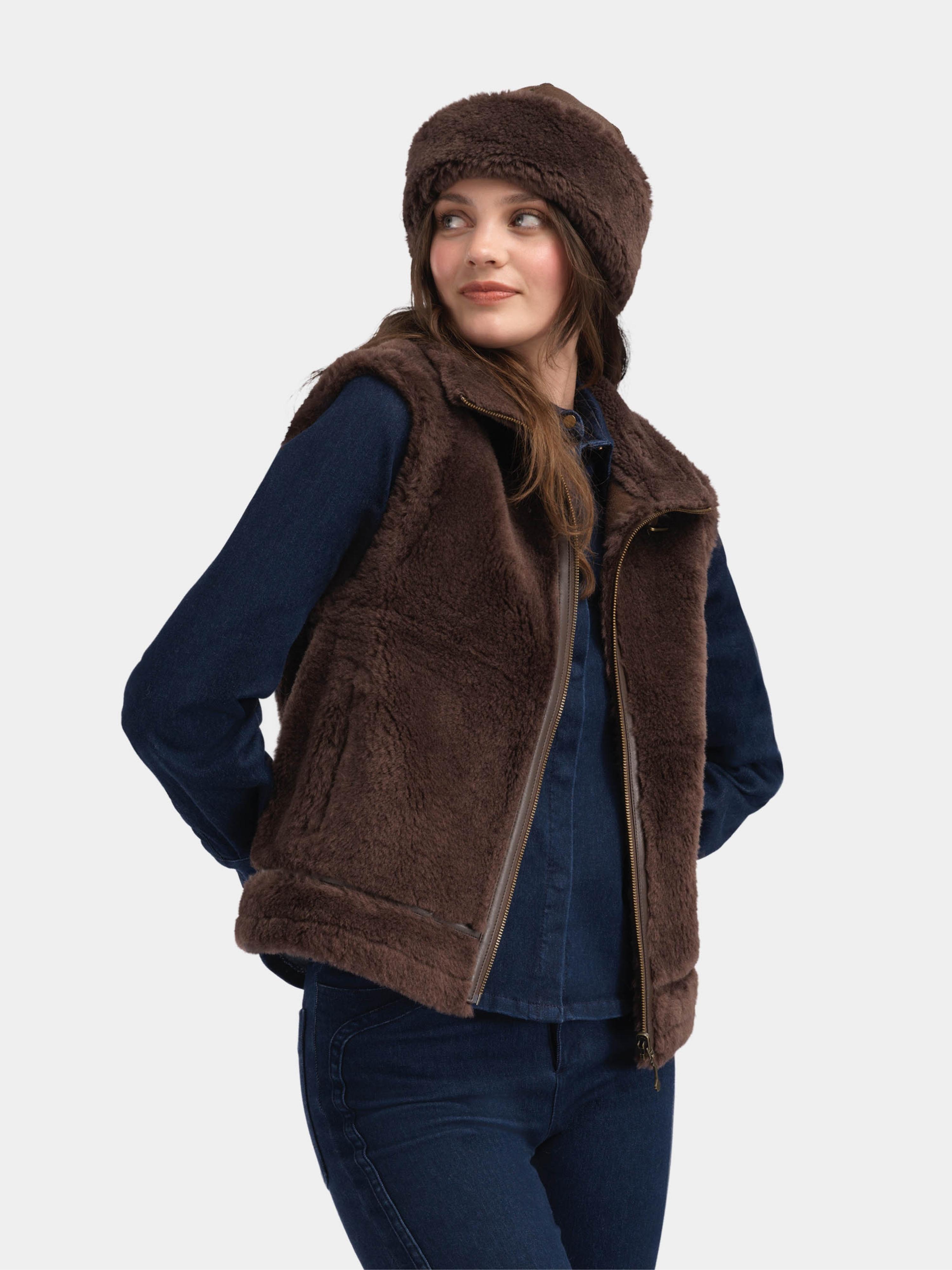 Solveggen Lammeull Lue  Mocca