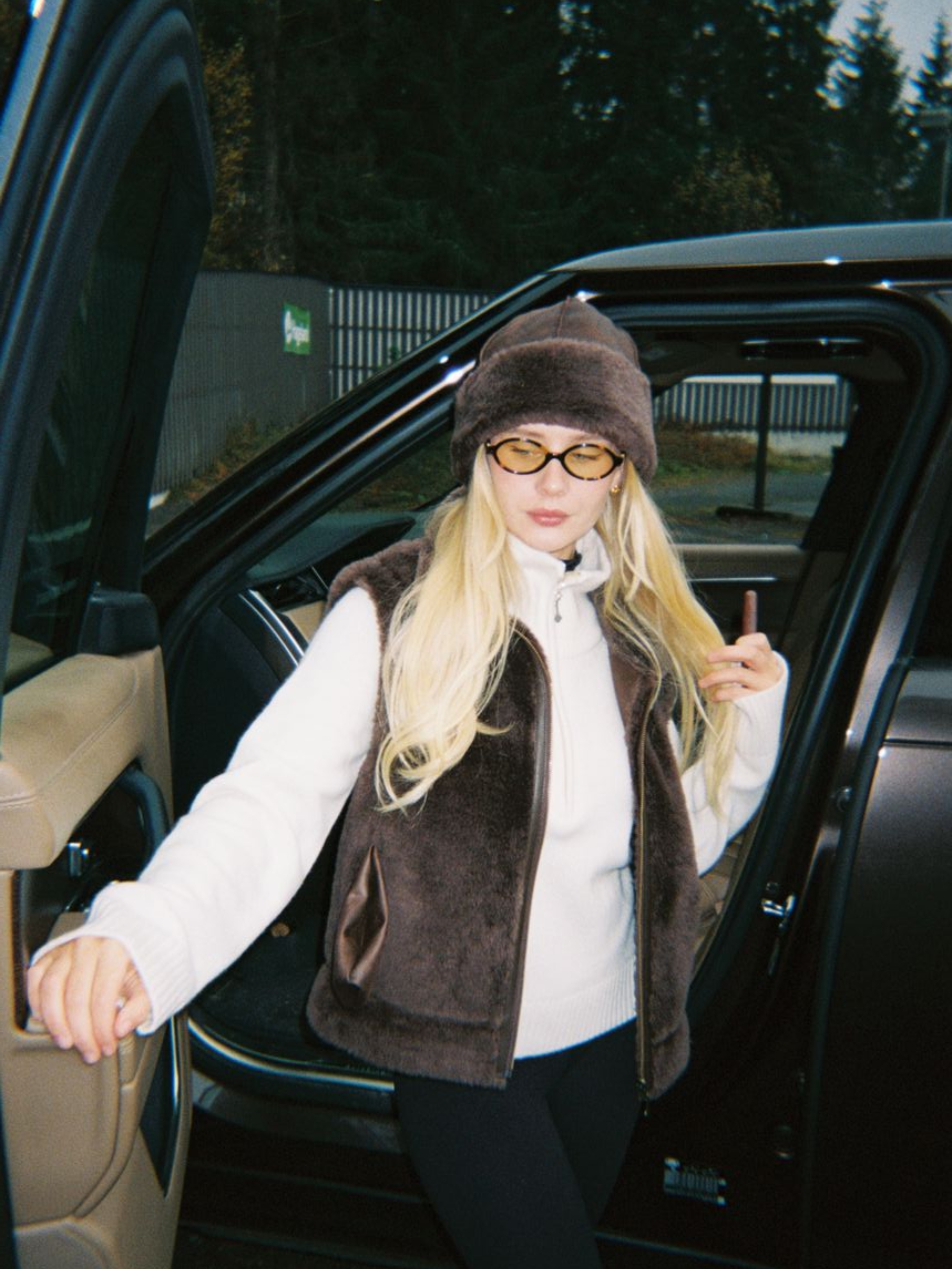 Solveggen Lammeull Vest Mocca