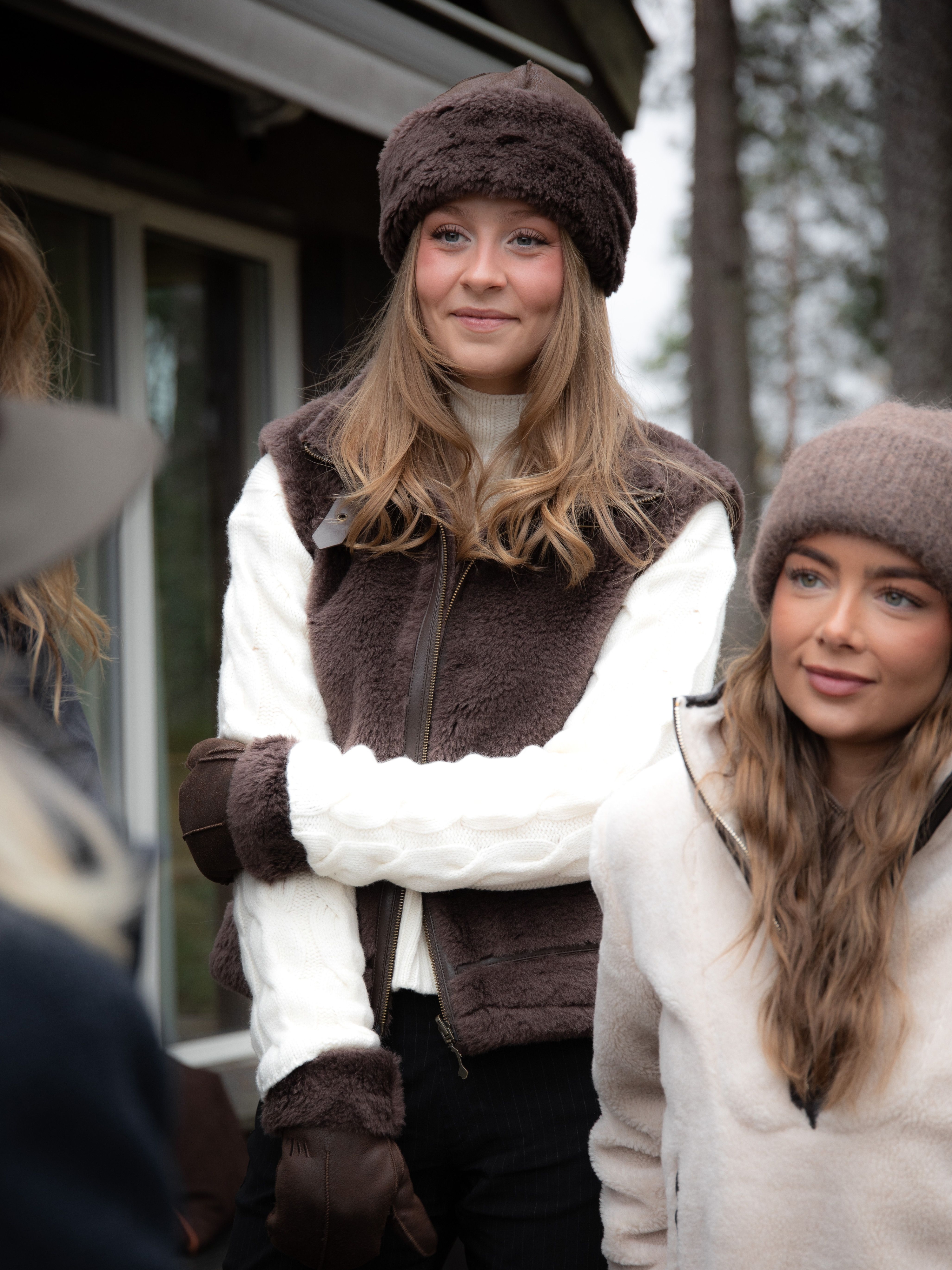 Solveggen Lammeull Vest Mocca