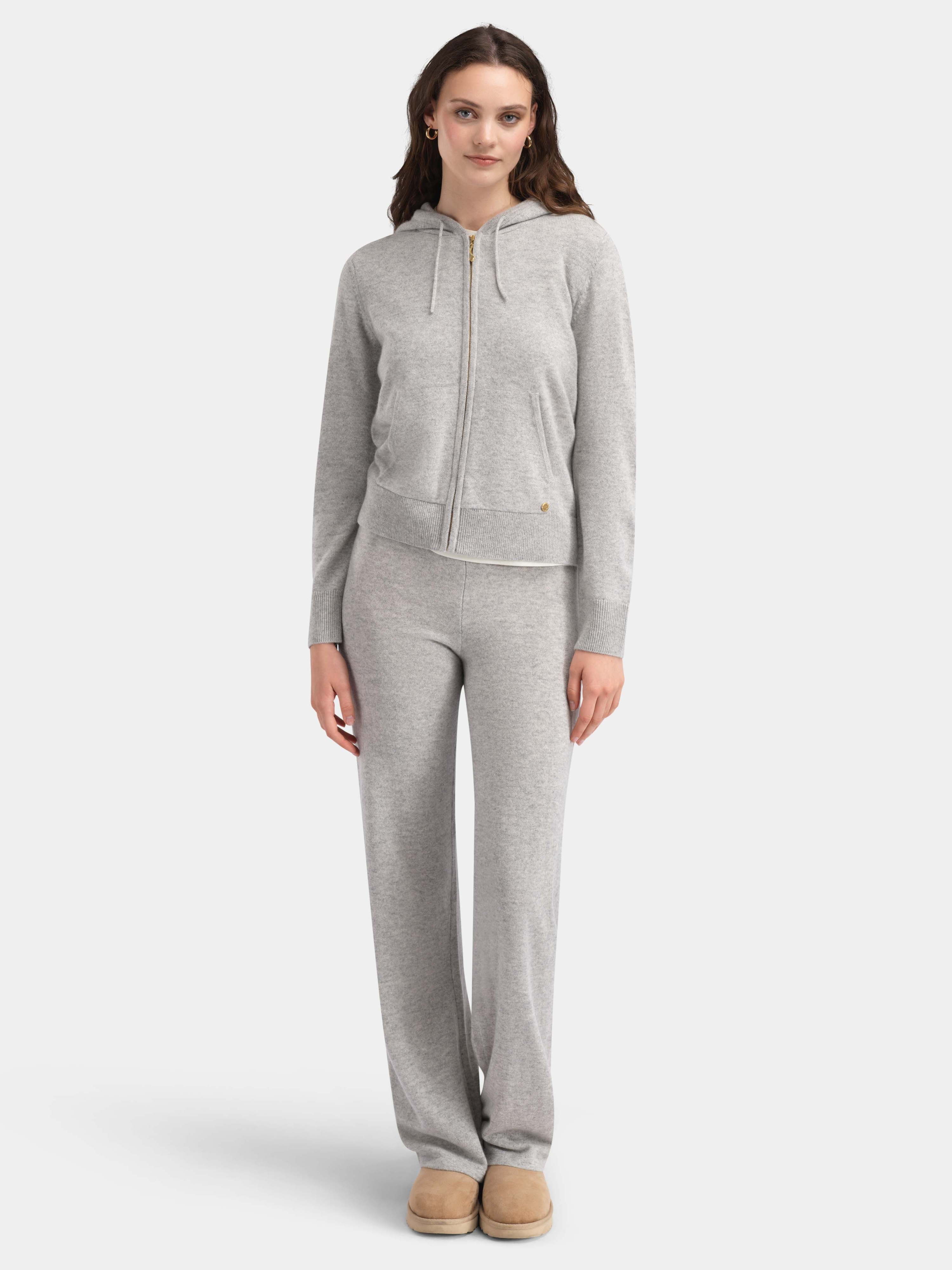 Stortoppen Kashmirbukse - Long Grey Melange