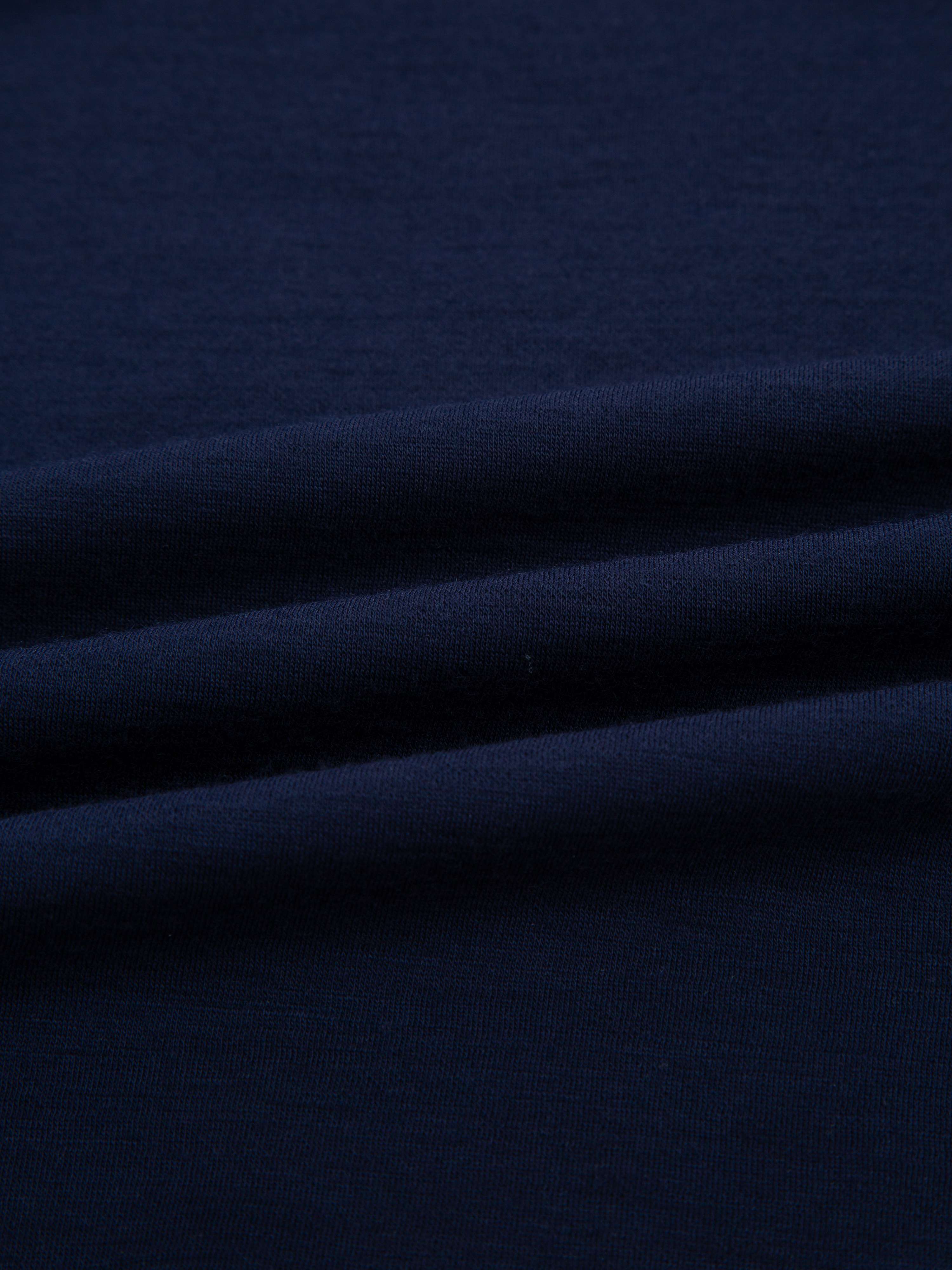 Vegglifjell Half-Zip Ulltrøye Blue Ink / Snow White