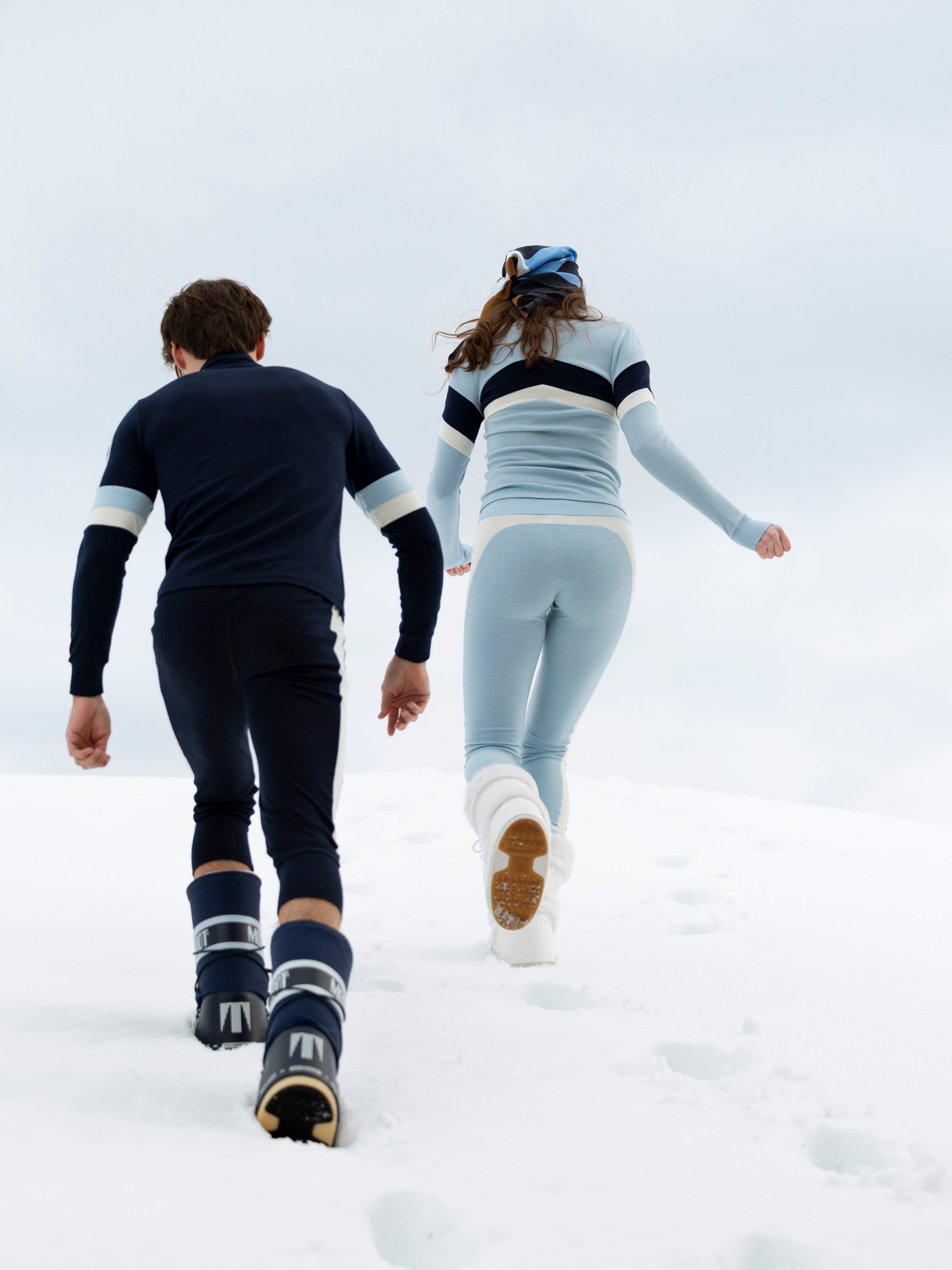 Vegglifjell Half-Zip Ulltrøye Light Sky