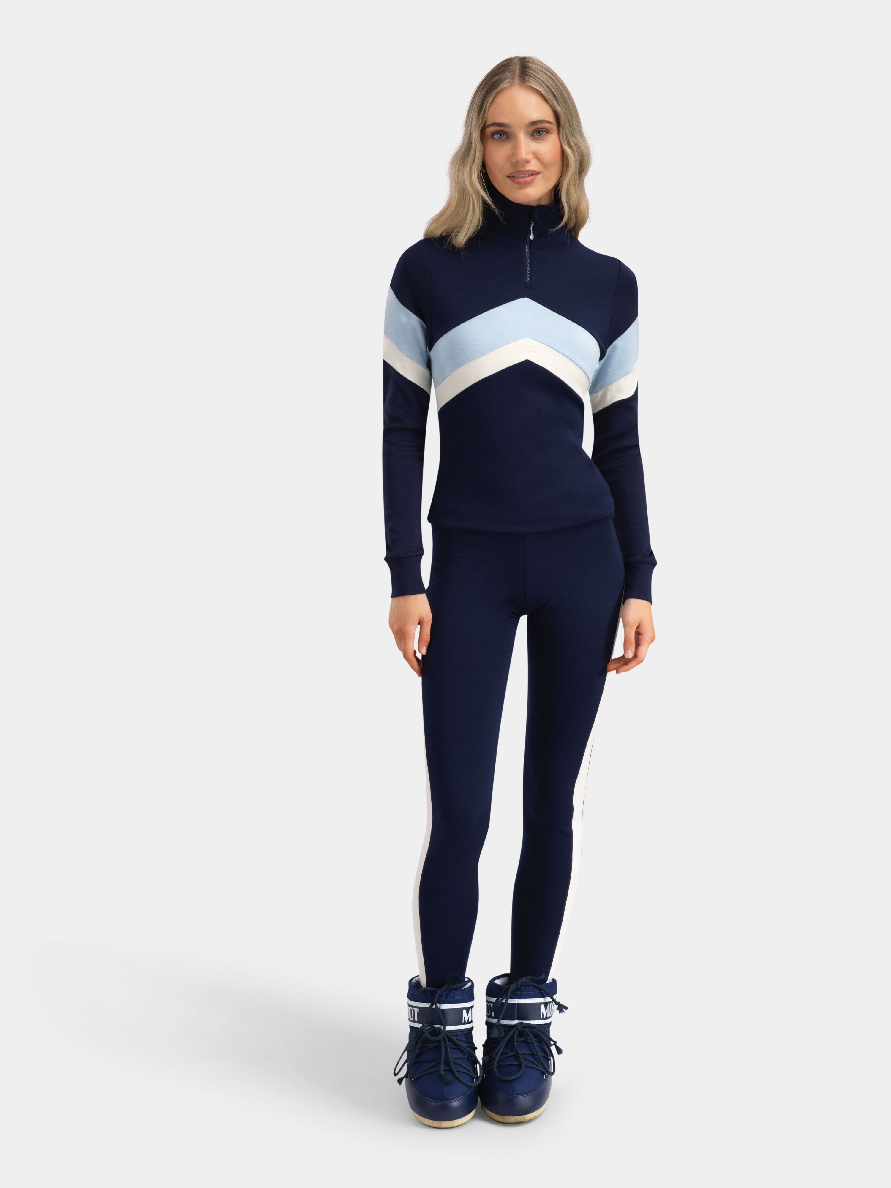 Vegglifjell Ullstilongs Blue Ink