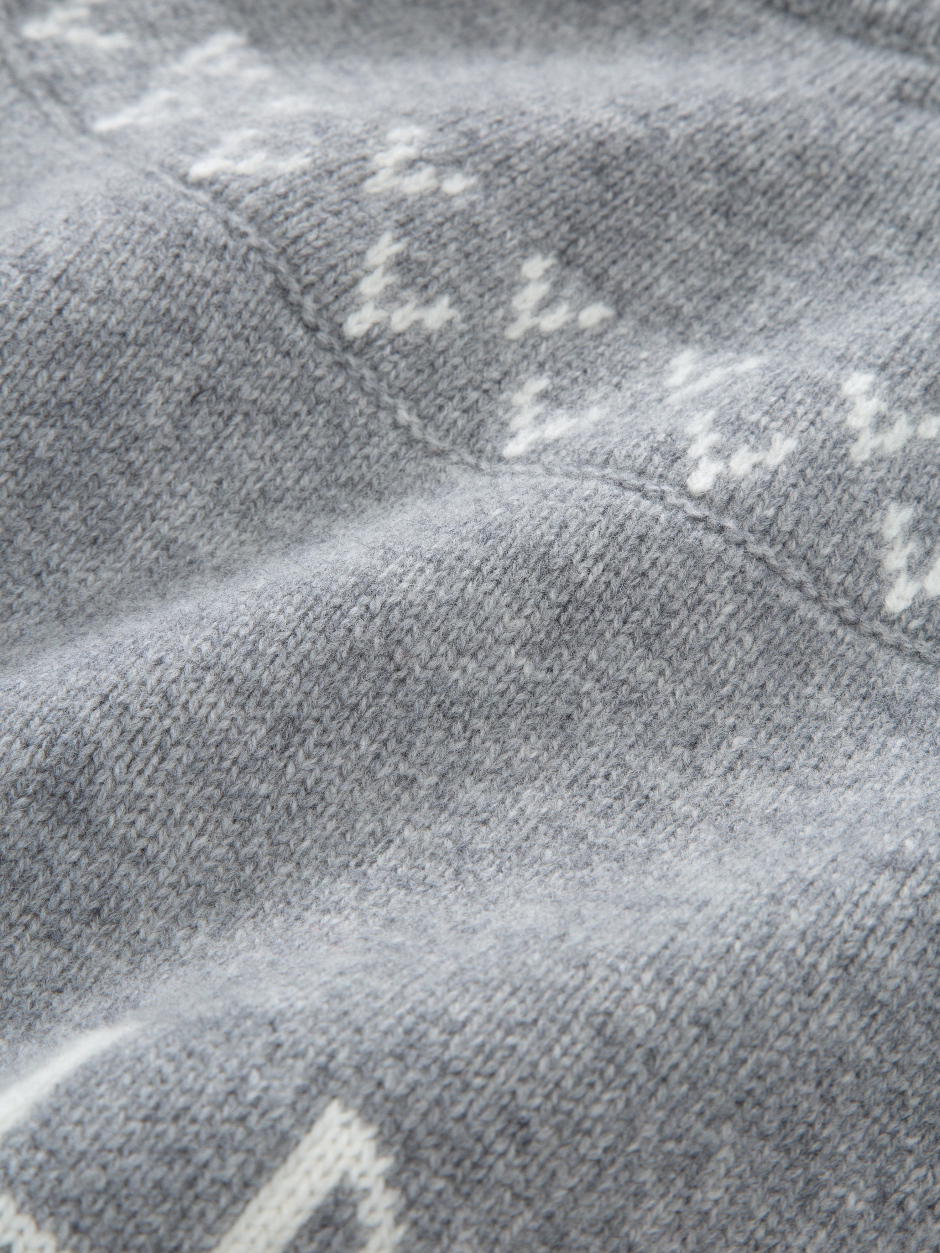 Veslepiggen Strikkegenser Light Grey Melange