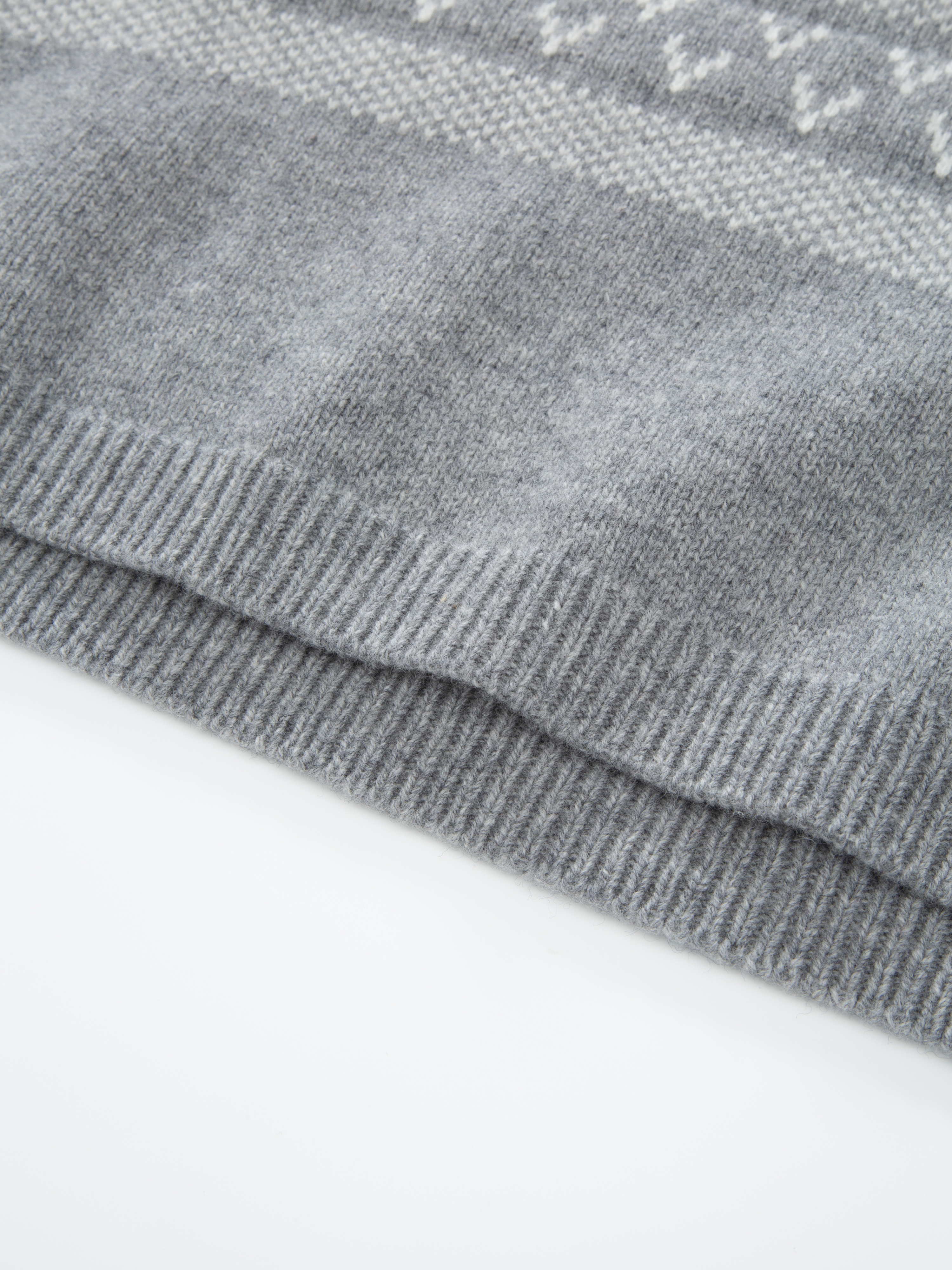 Veslepiggen Strikkegenser Light Grey Melange