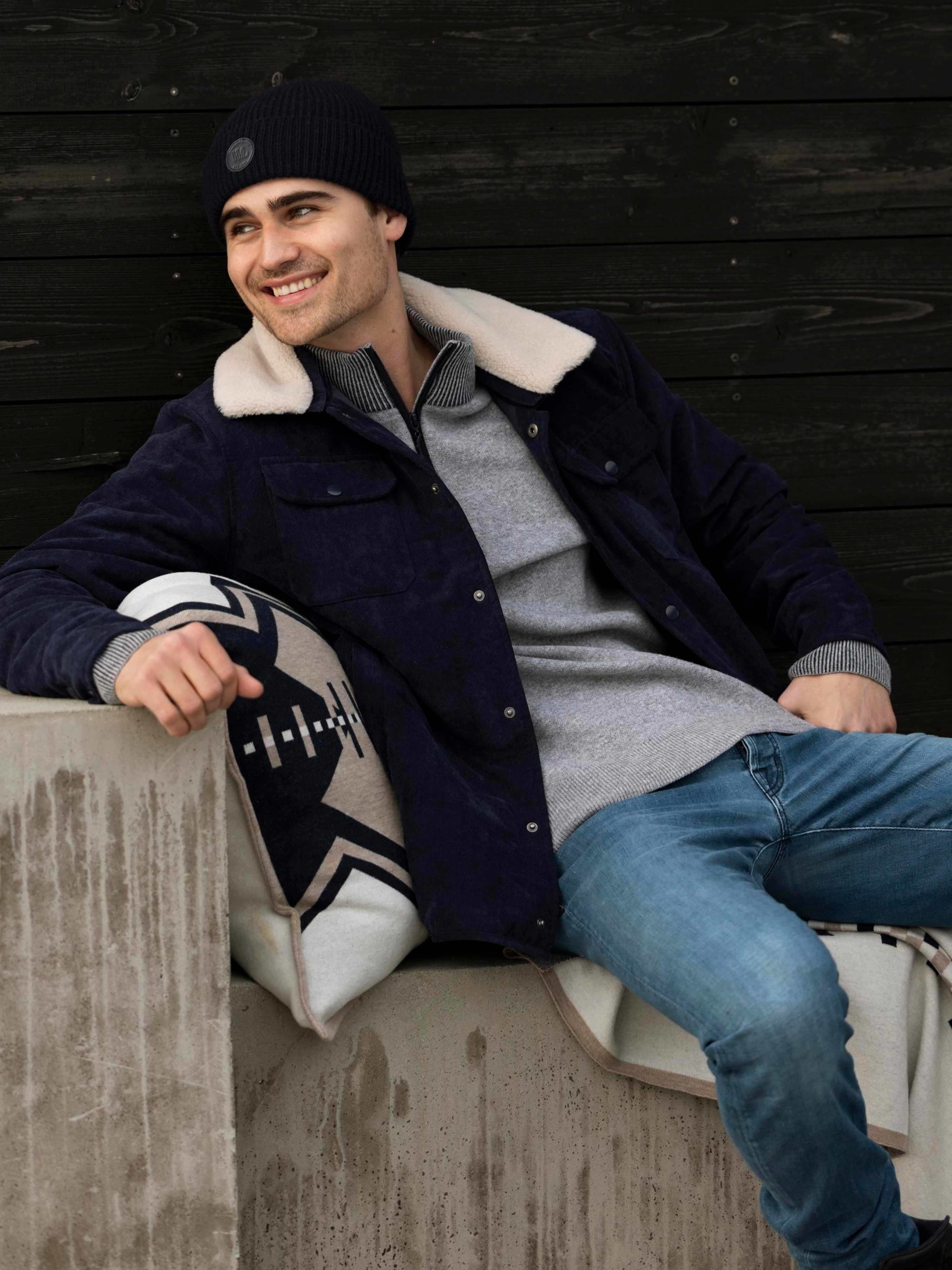 Eidselva Cord Jakke  Dark Blue