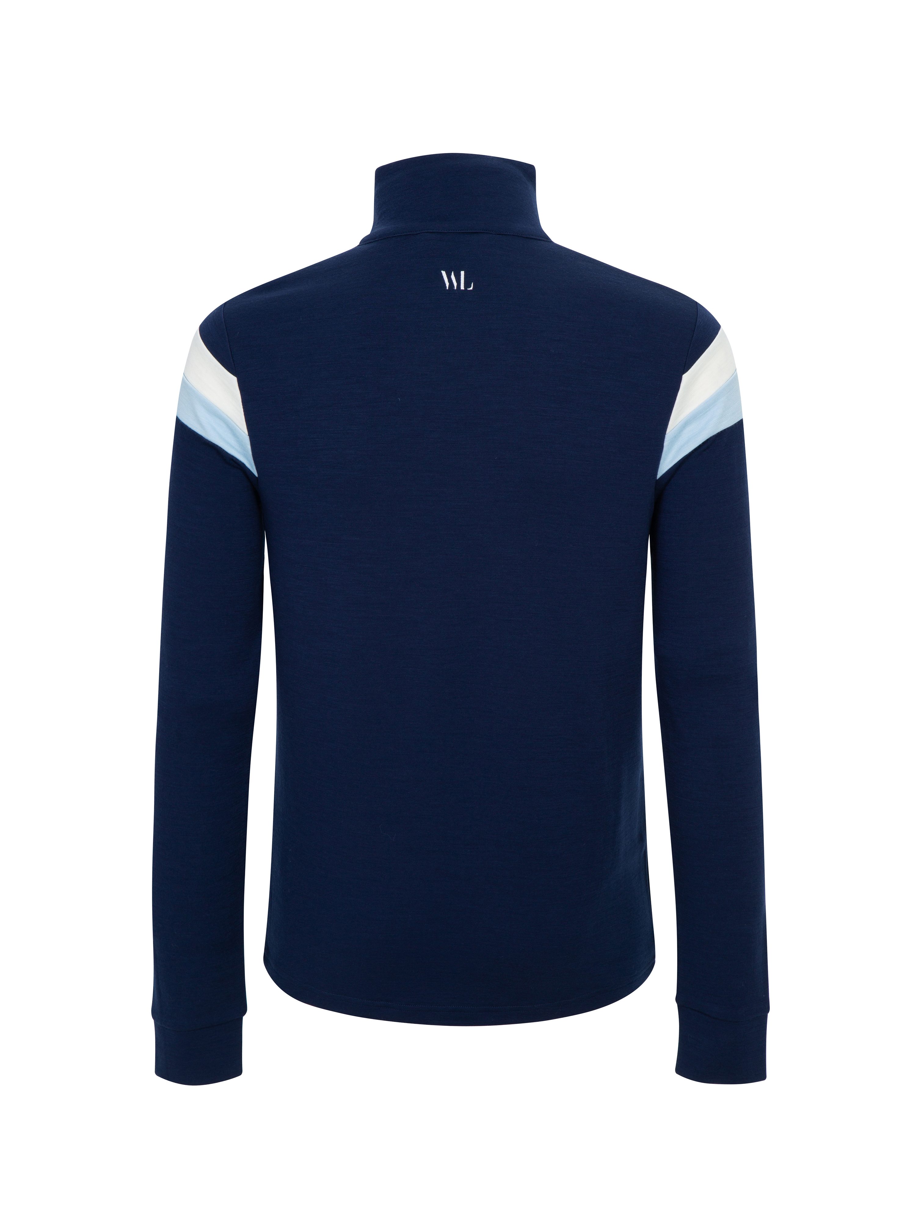 Furedalen Half-zip Ulltrøye Light Sky