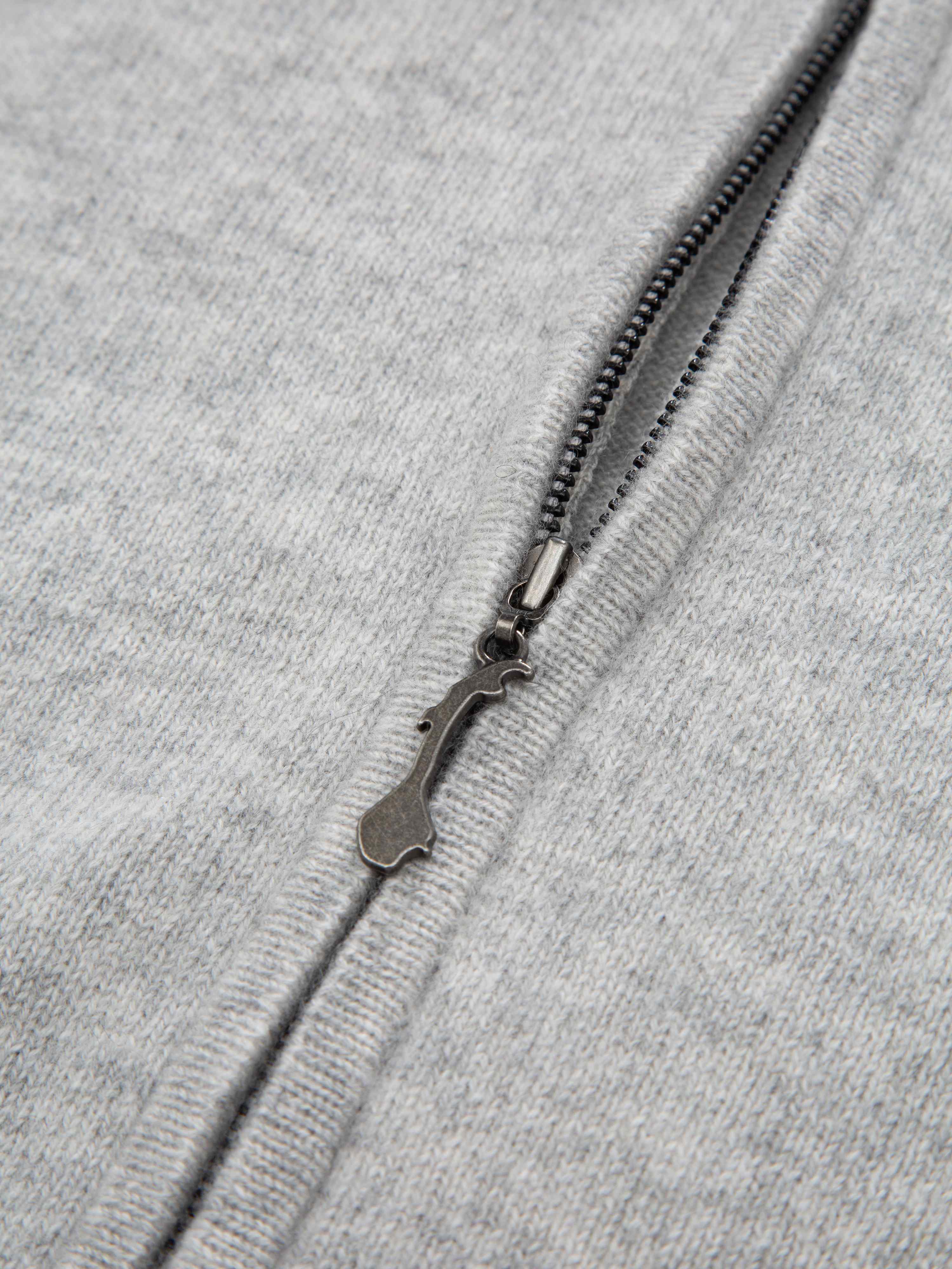 Grønli Kashmir Jakke Grey Melange