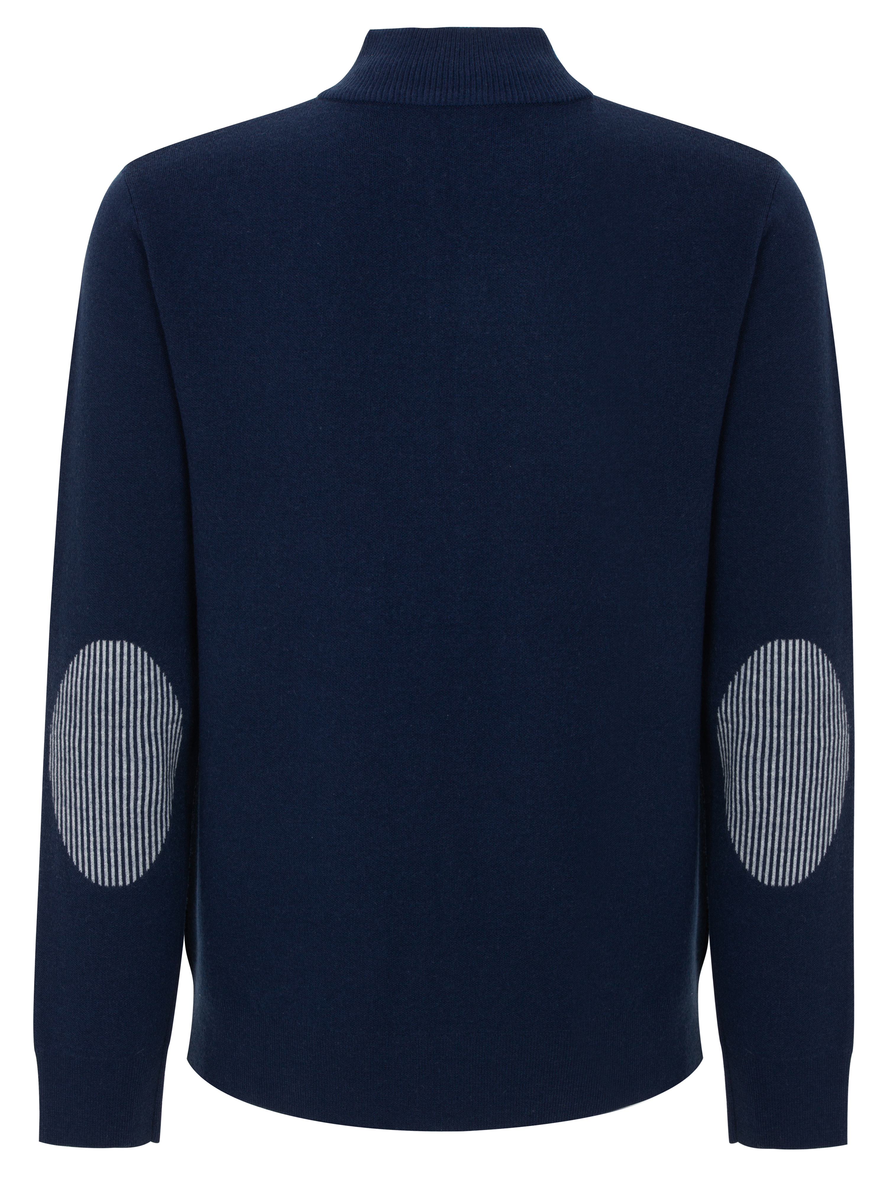 Hemsedal Strikket Jakke Blue Ink / Snow White