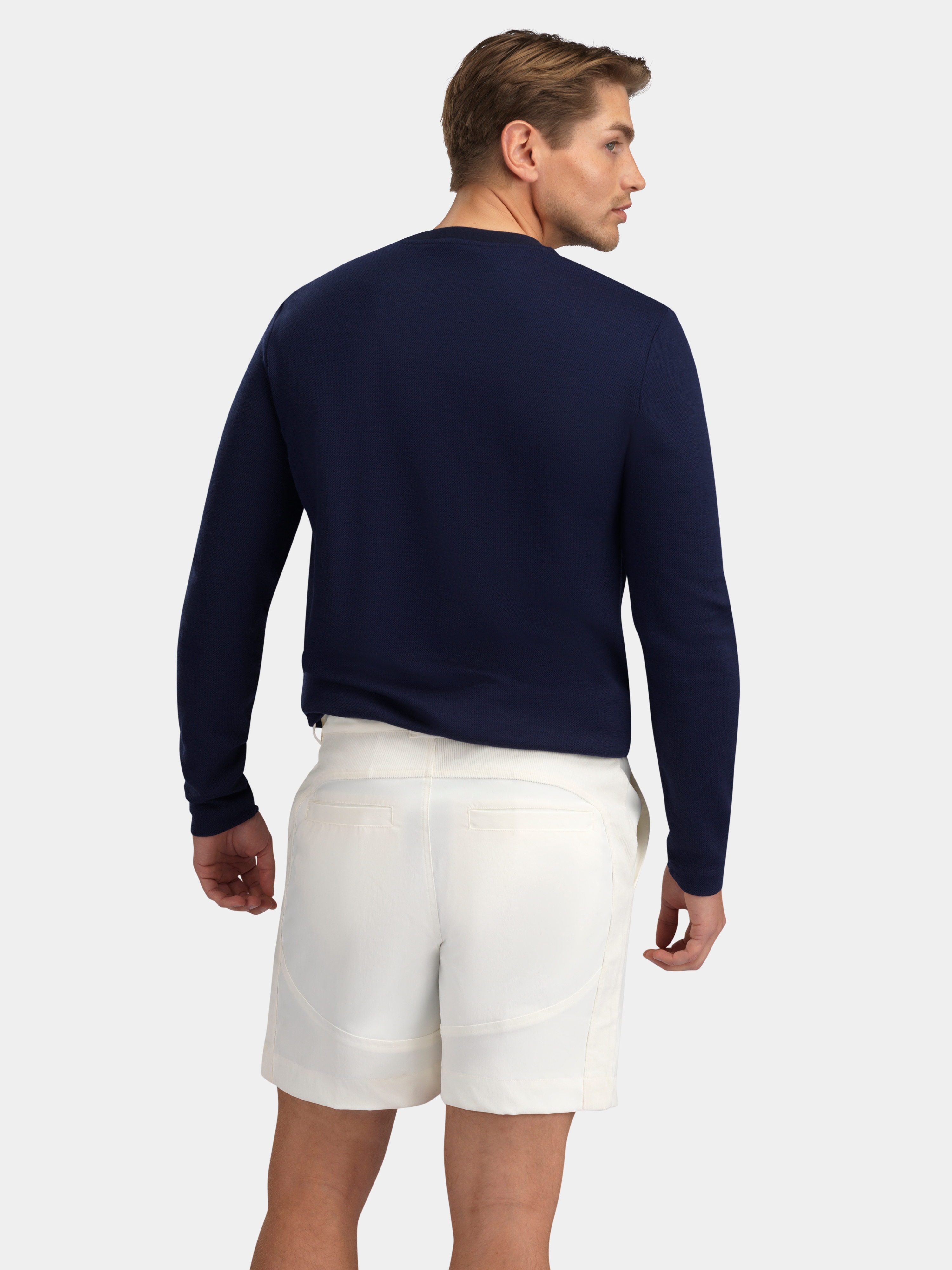 Lågen Merino Ulltrøye Blue Ink