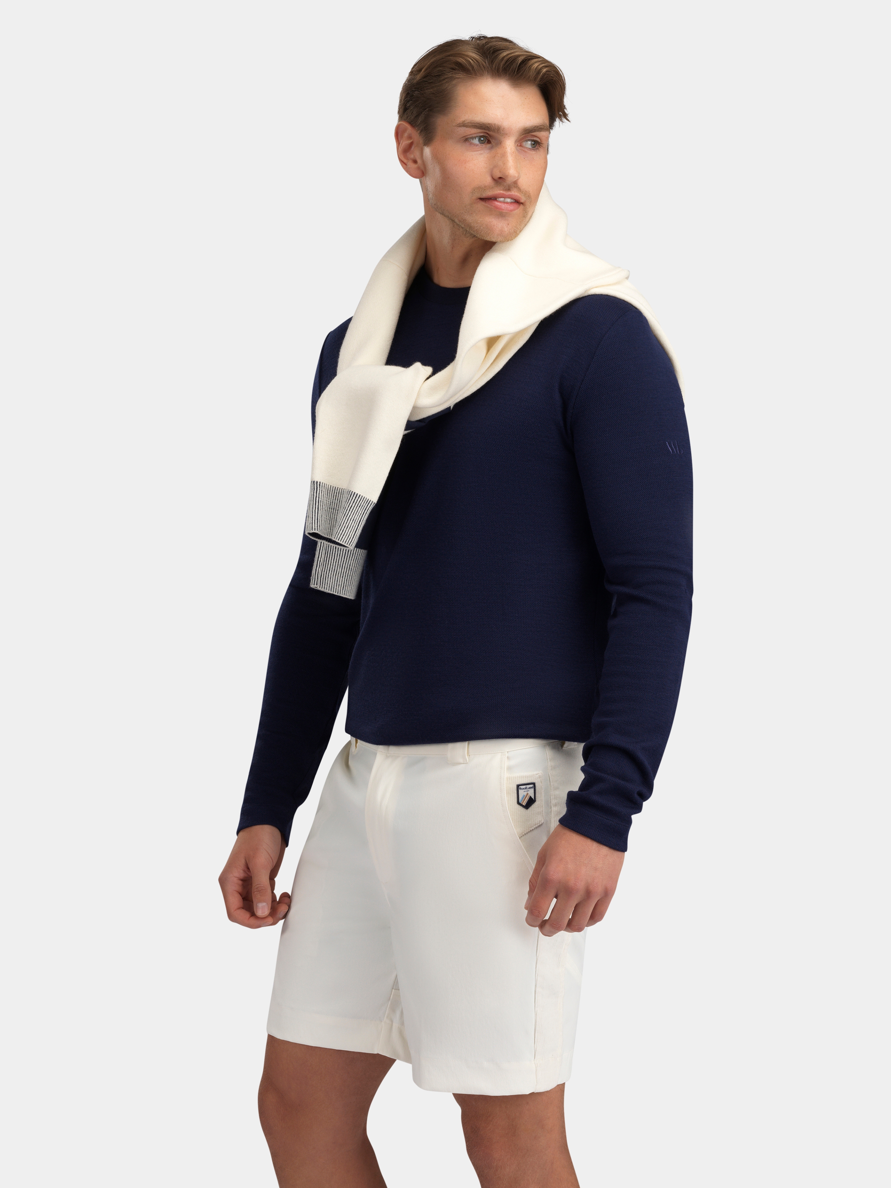 Lågen Merino Ulltrøye Blue Ink